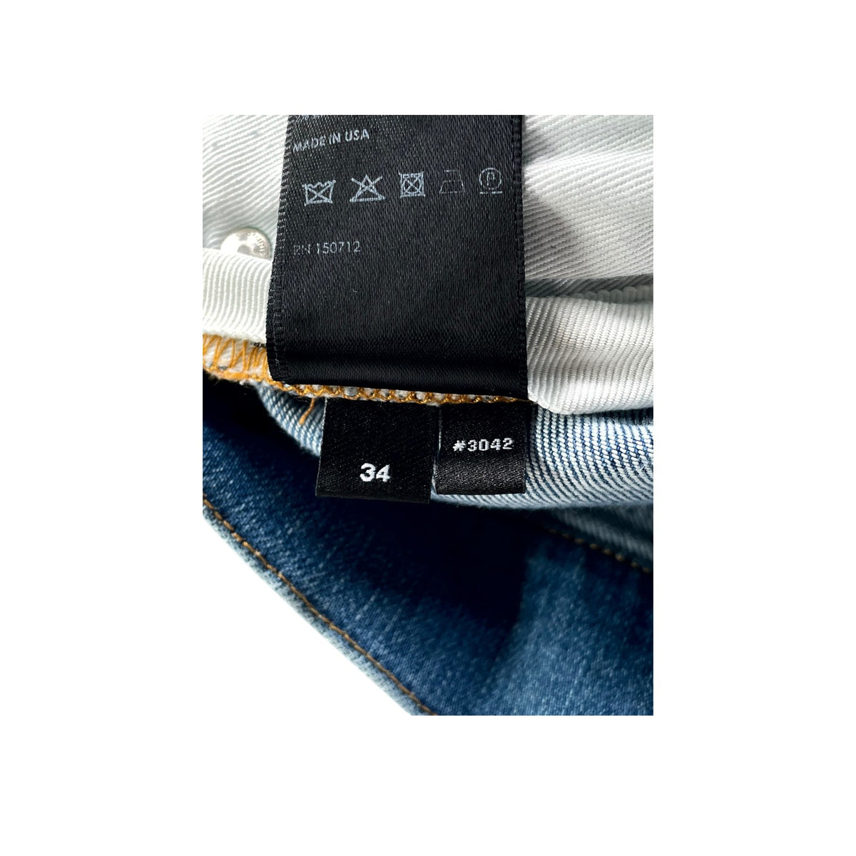 Amiri "MX1" Aloha Light Wash Jeans