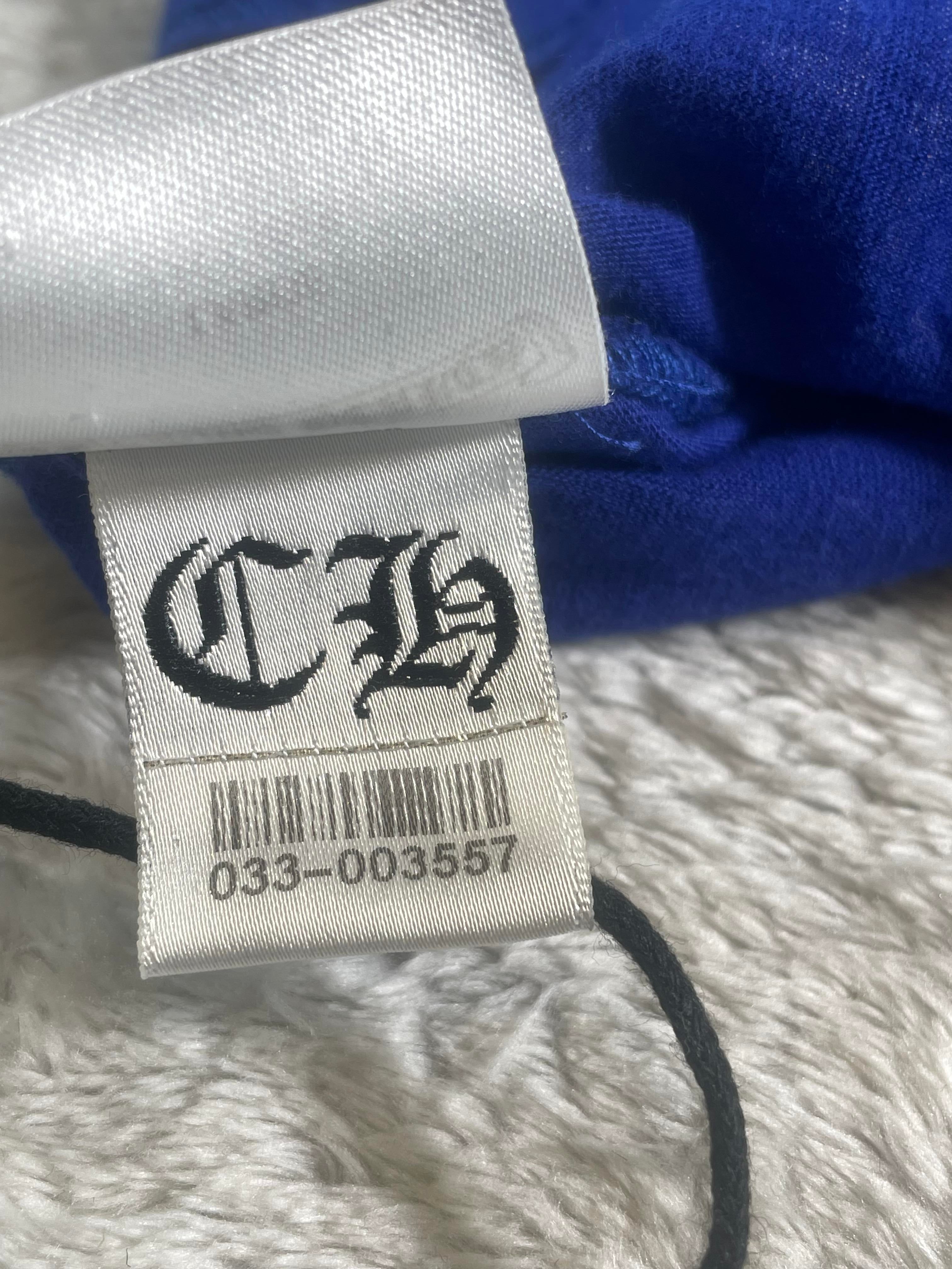 Chrome Hearts Navy & Baby Blue Star Long Sleeve