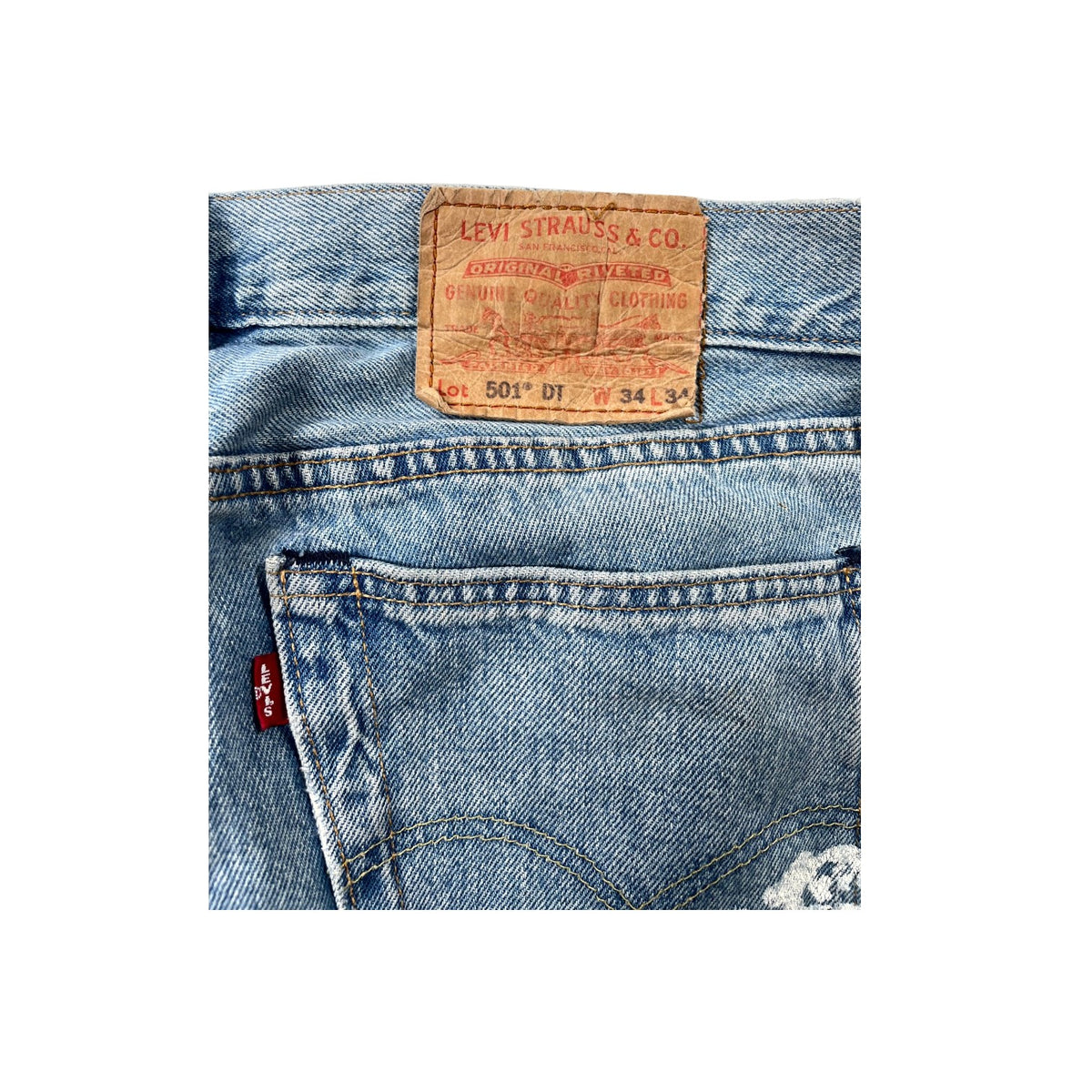Denim Tears Wreath Light Wash Jeans