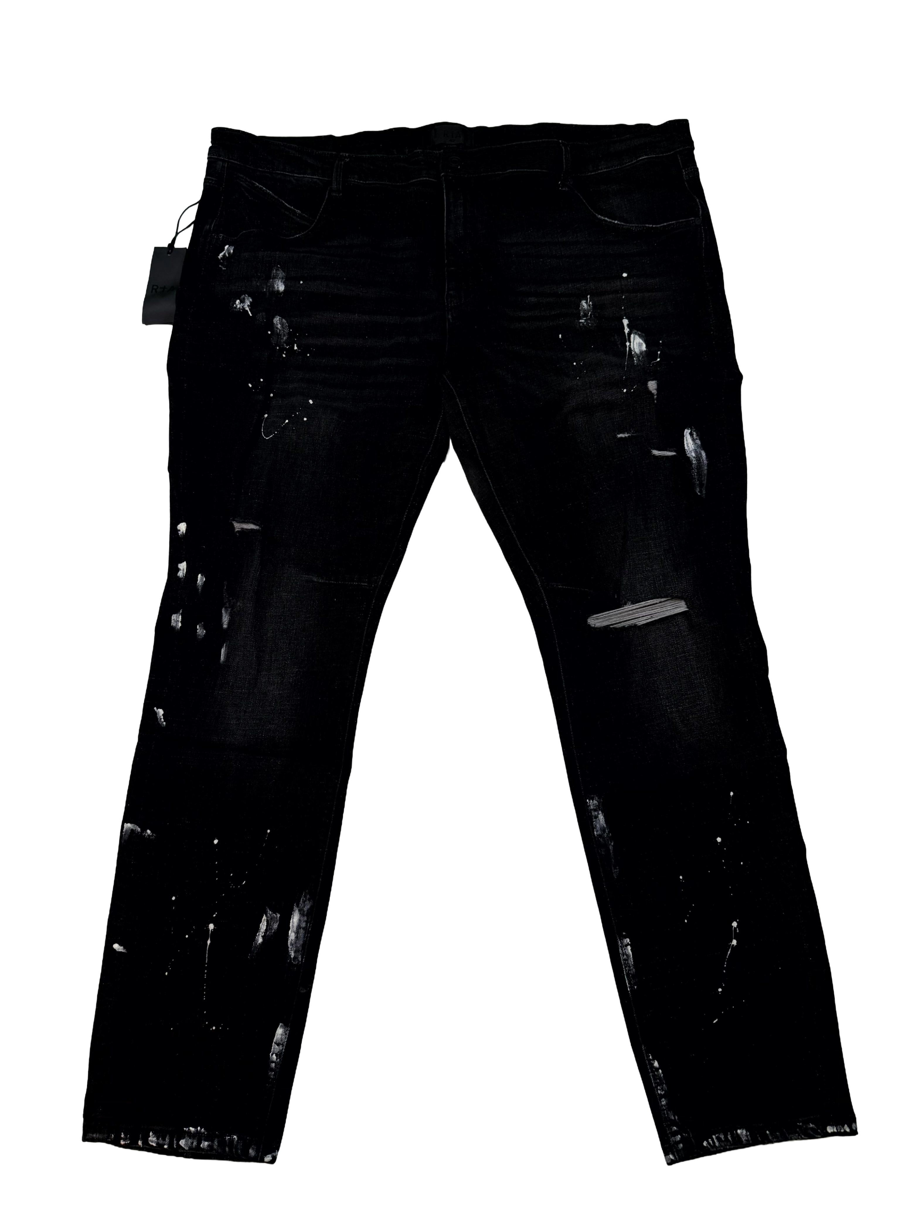 RTA Paint Splatter Black Jeans