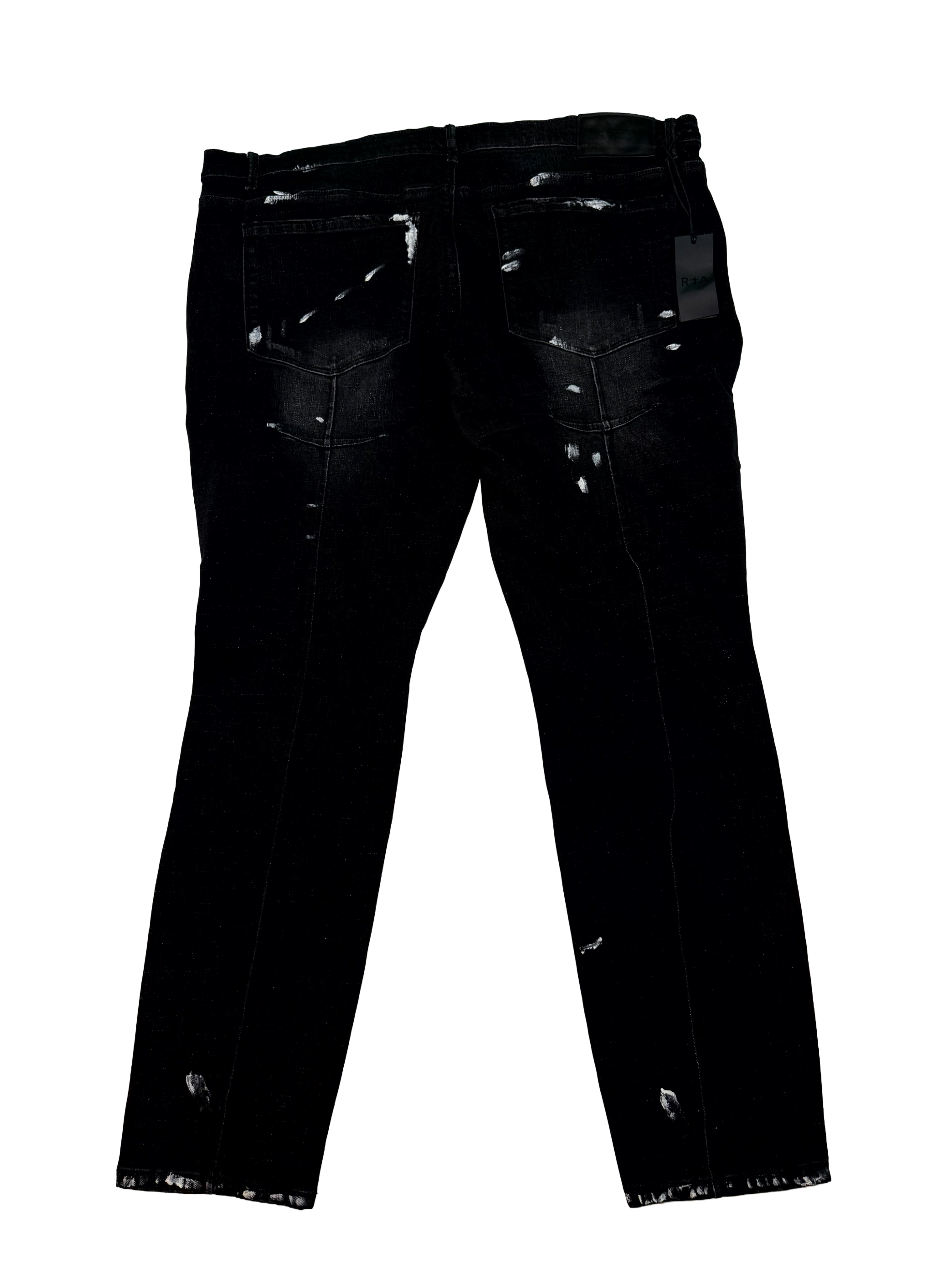 RTA Paint Splatter Black Jeans