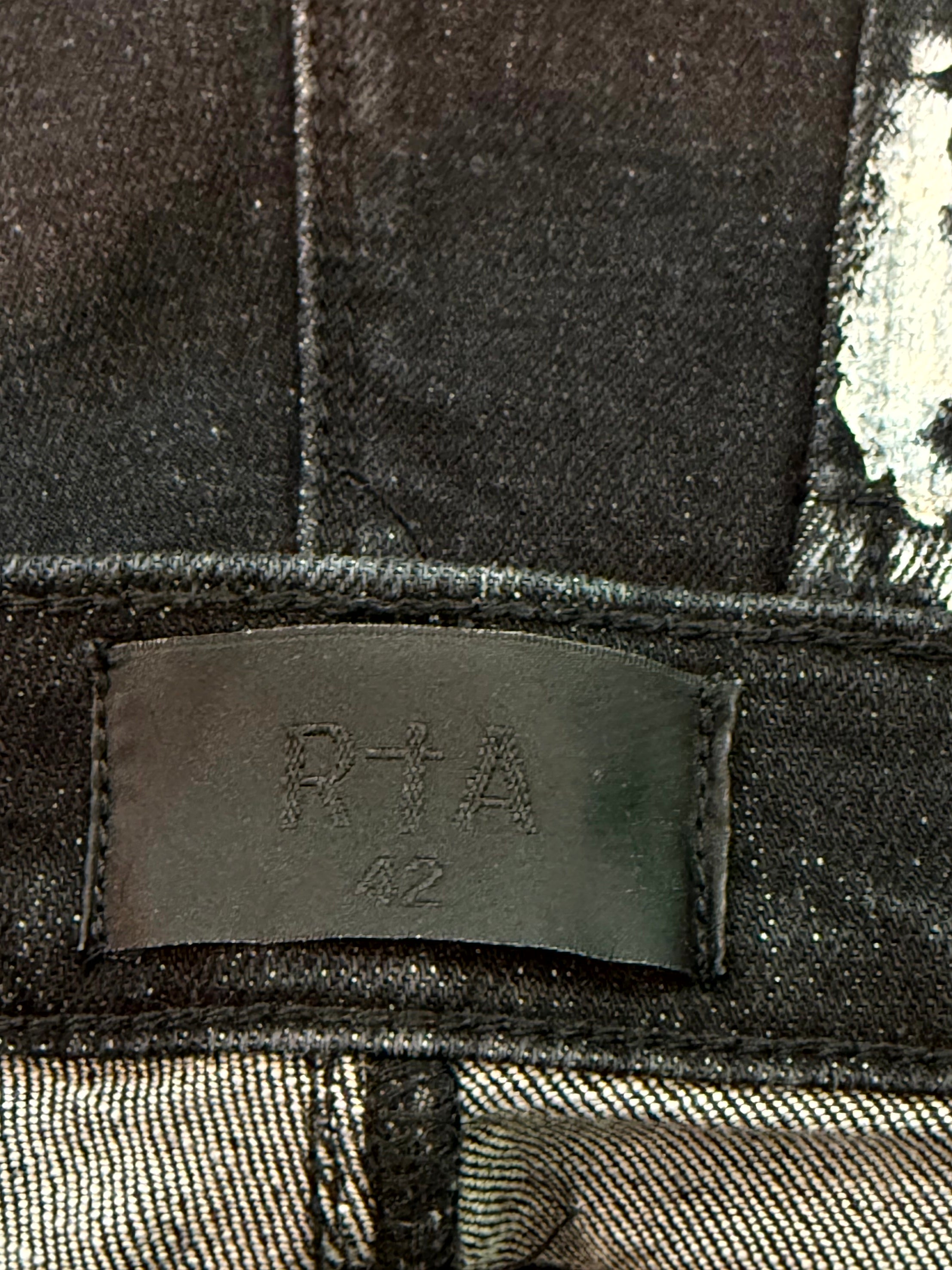 RTA Paint Splatter Black Jeans