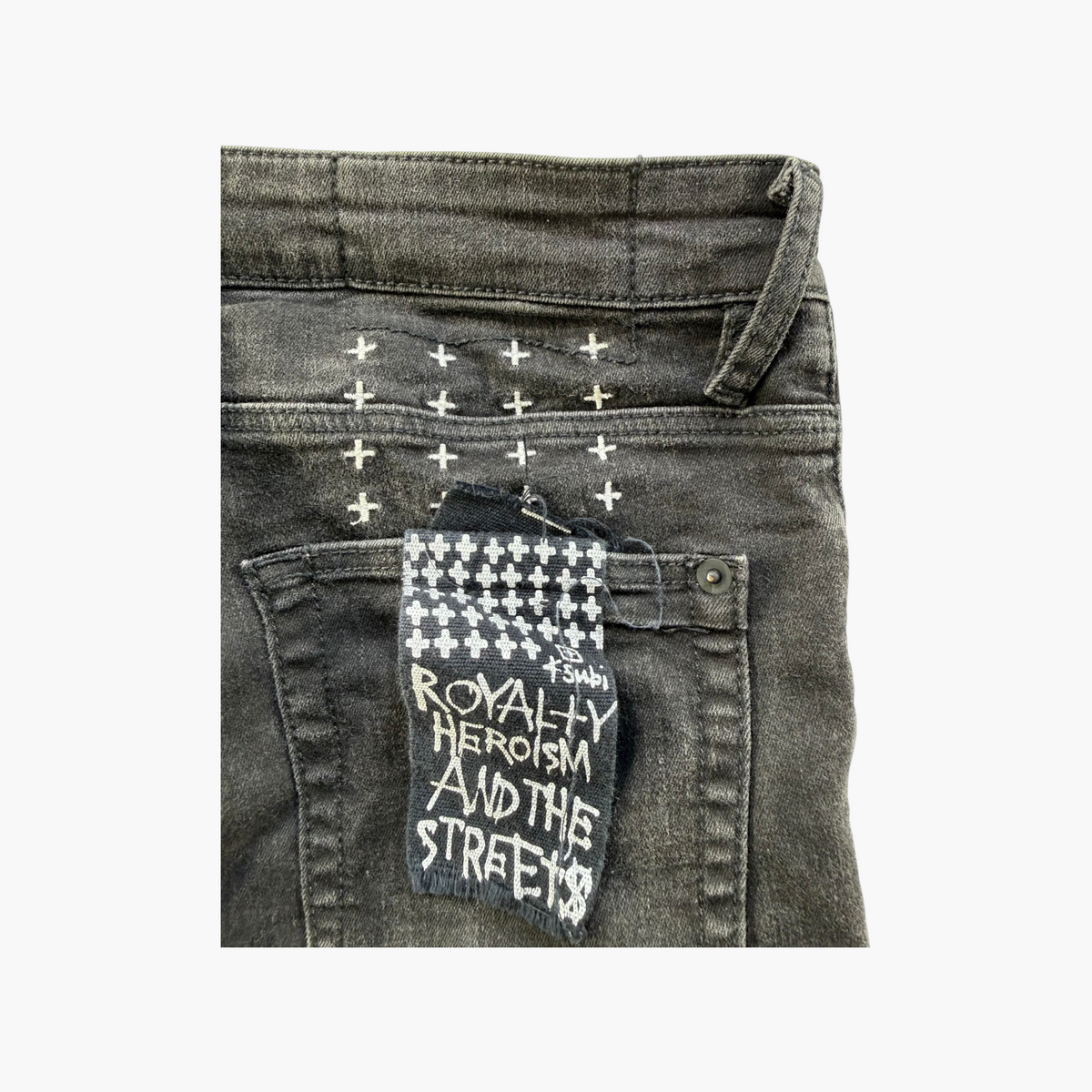 Ksubi Black Wash Plain Jeans