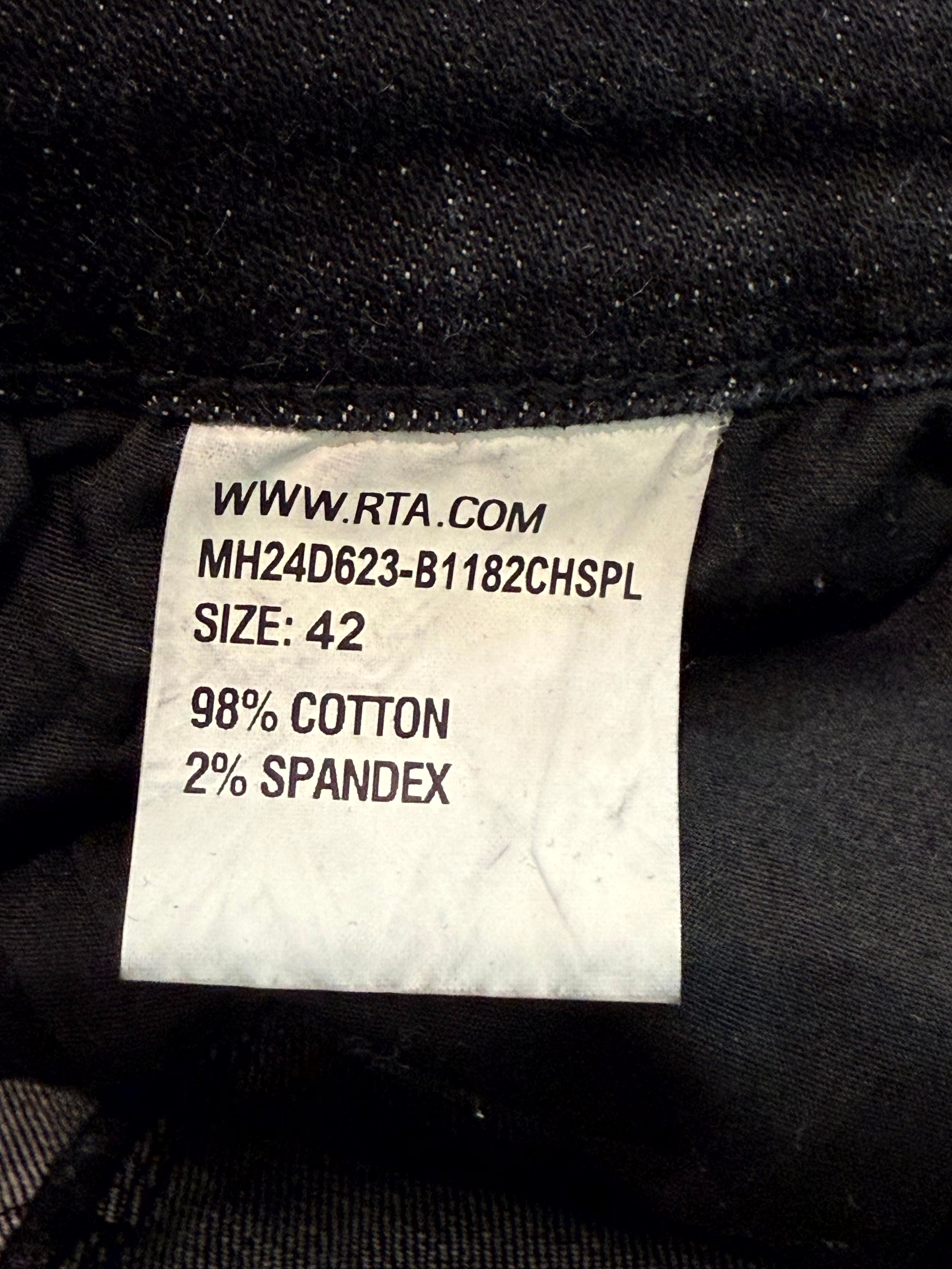 RTA Paint Splatter Black Jeans