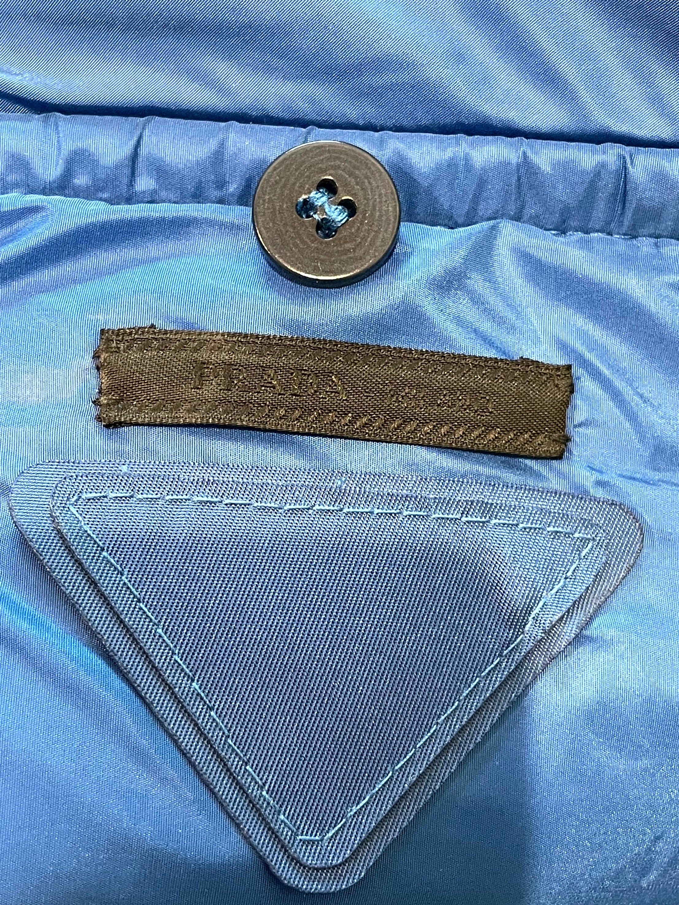 Prada Puffer Blue Vest