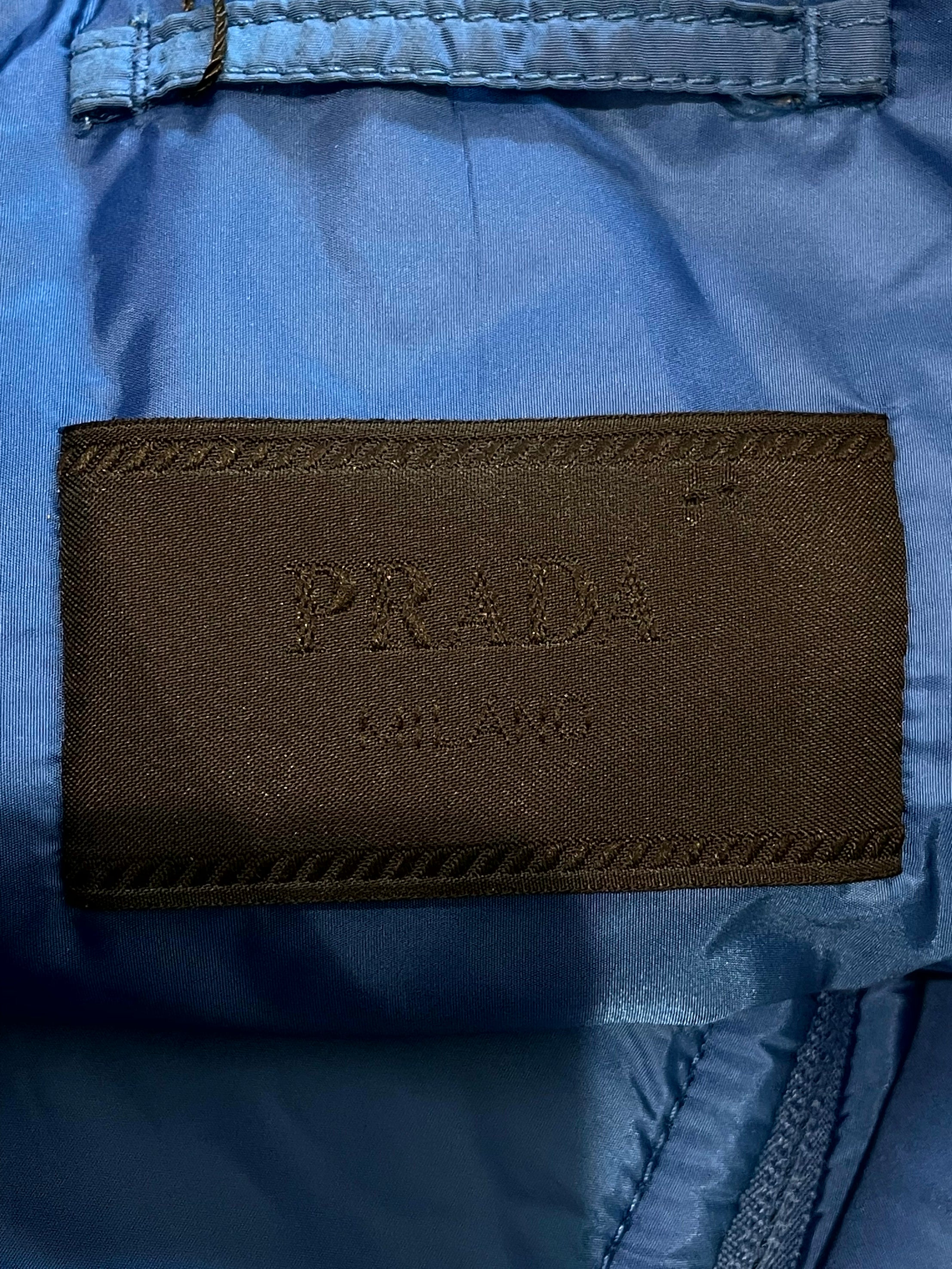 Prada Puffer Blue Vest