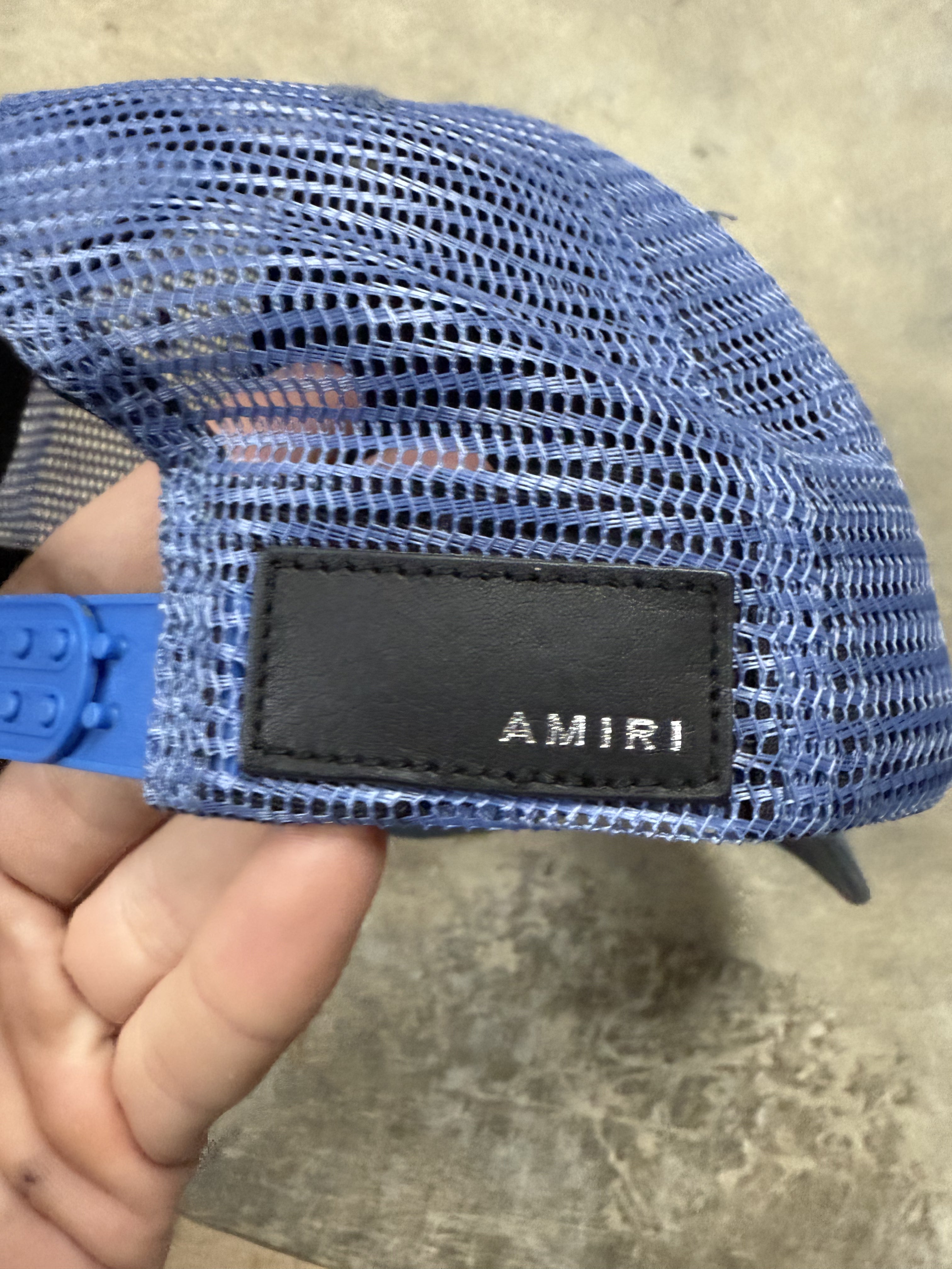 Amiri Trucker MA Logo Baby Blue Used OS