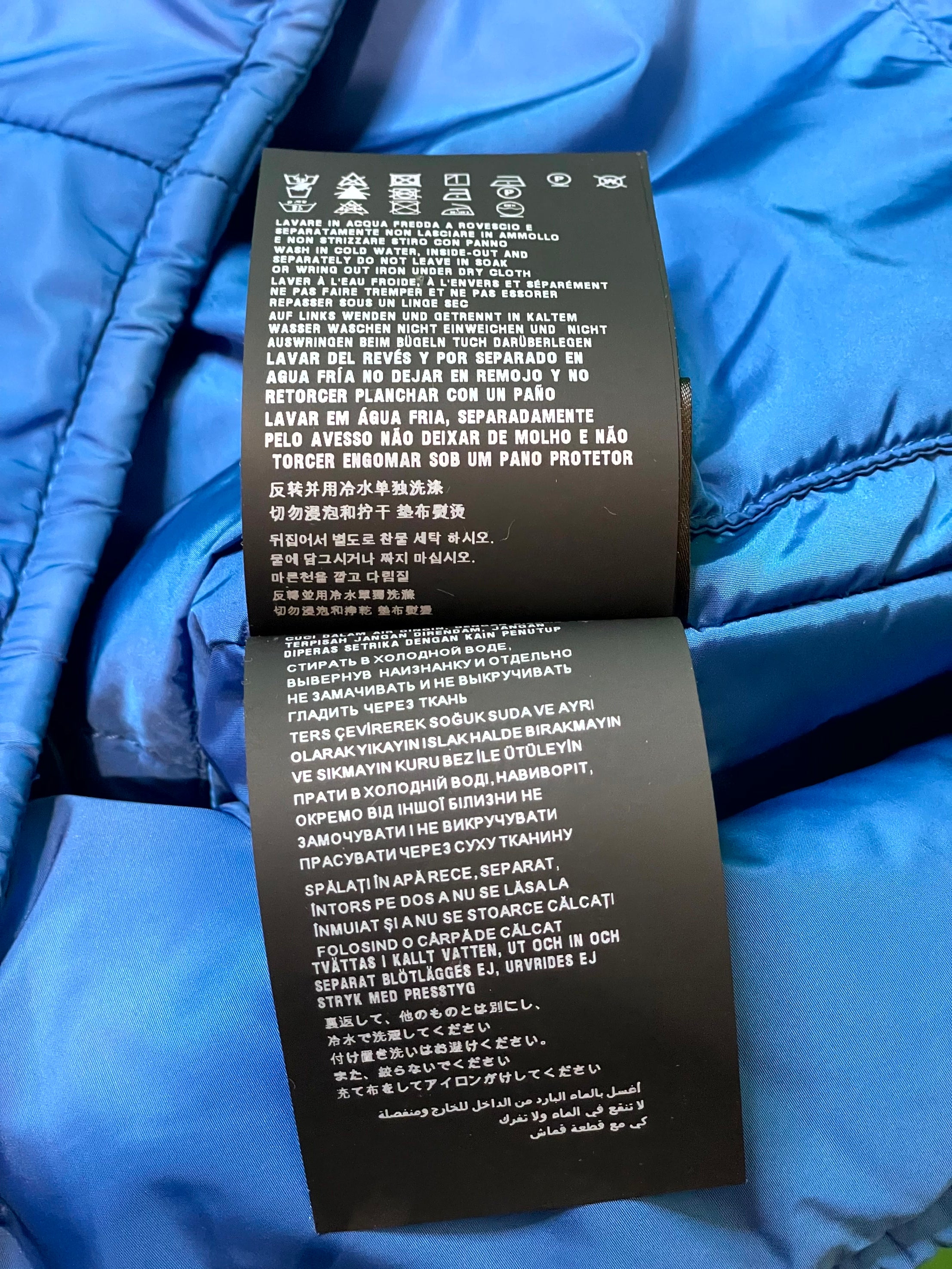 Prada Puffer Blue Vest