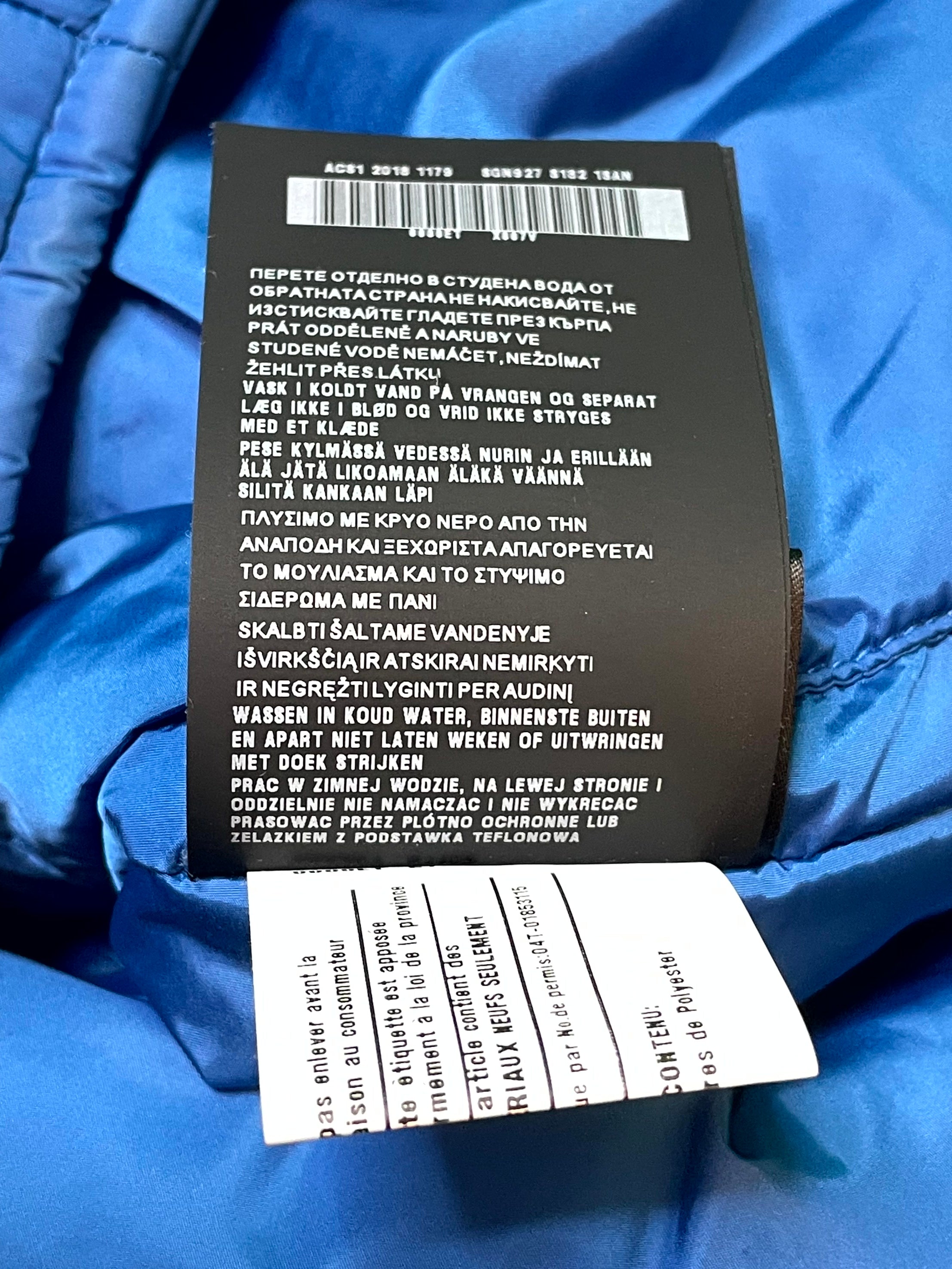 Prada Puffer Blue Vest