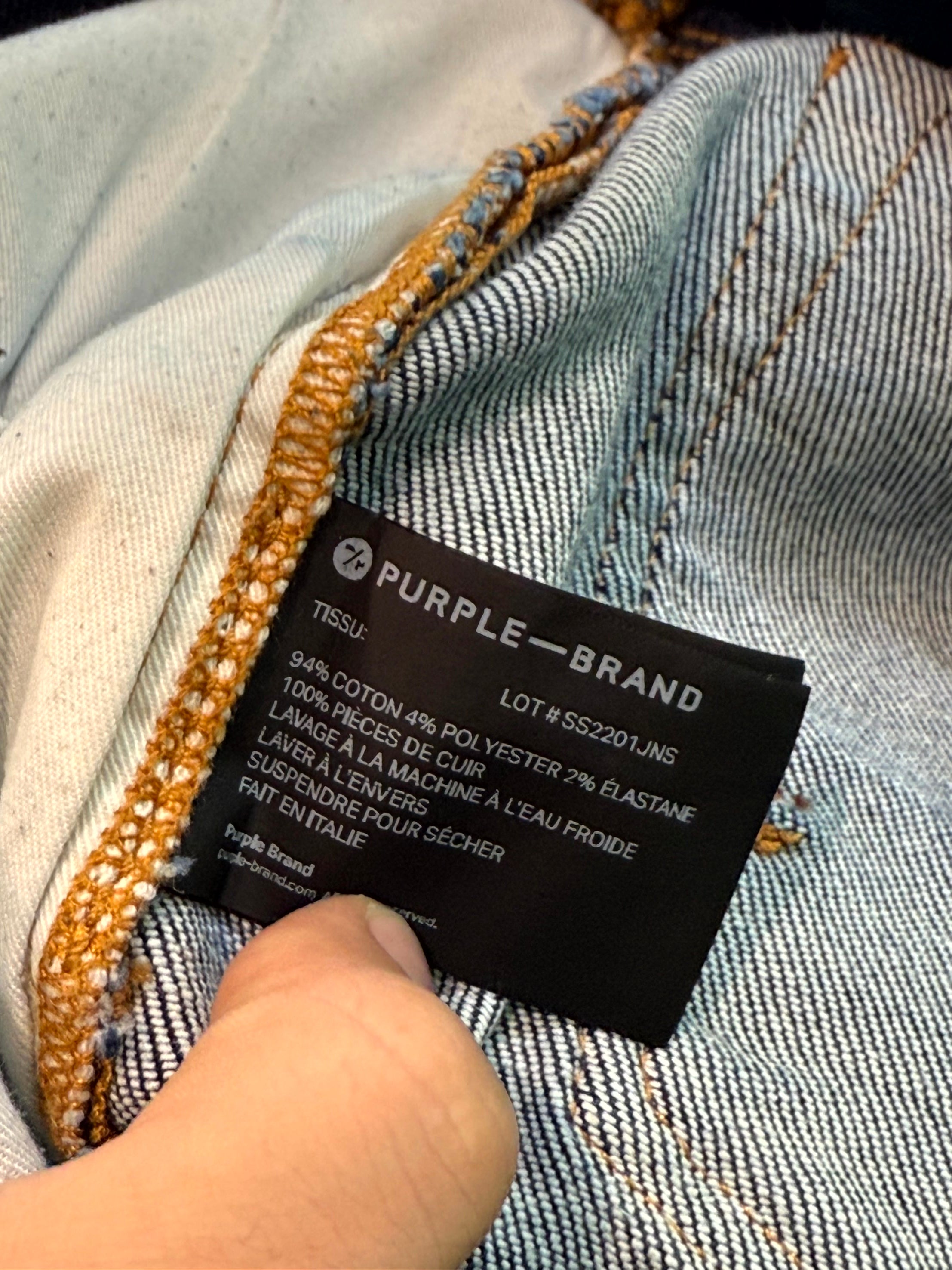 Purple Brand Salvage Black Jeans
