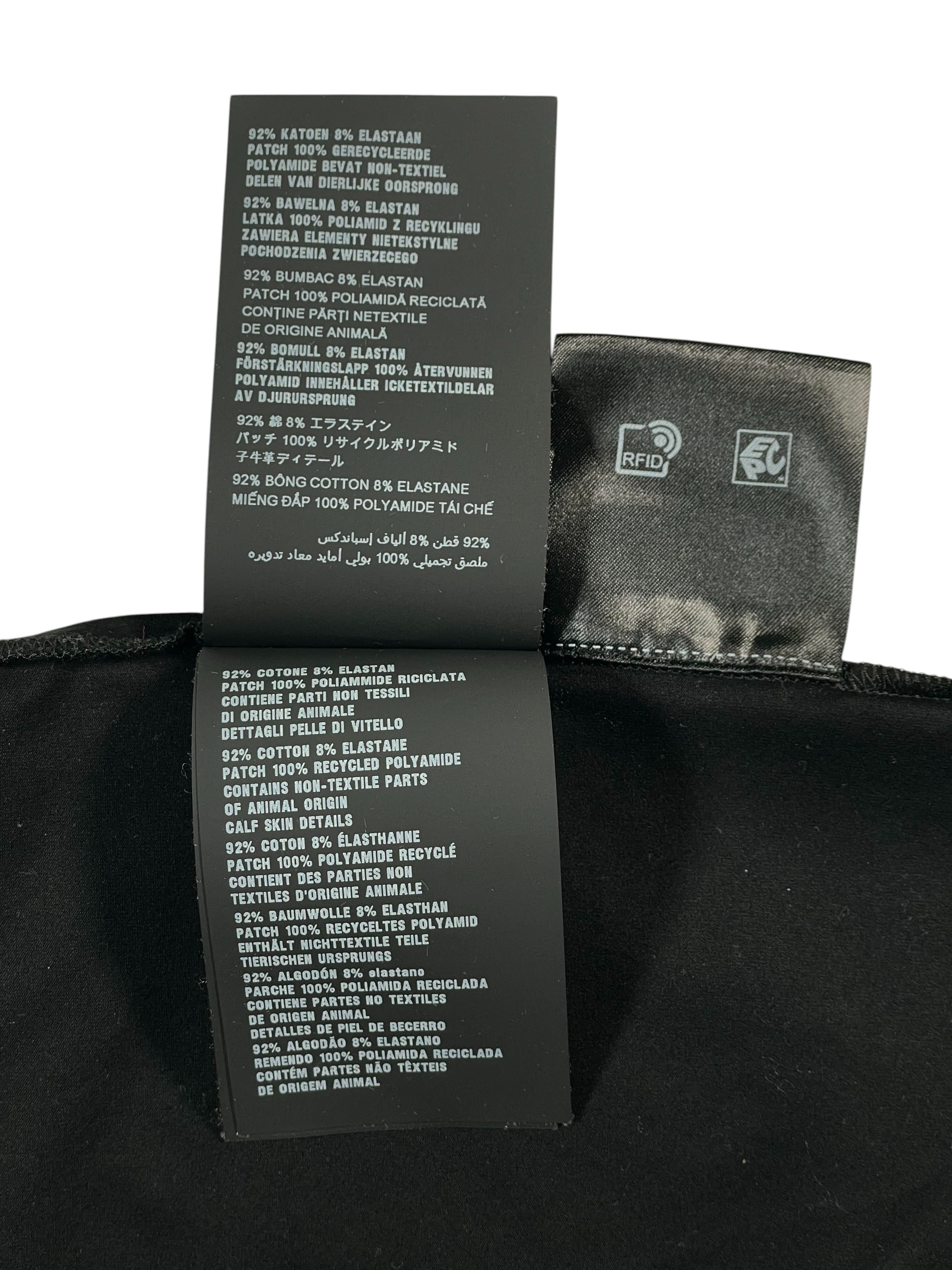 Prada Nylon Plaque Black Polo