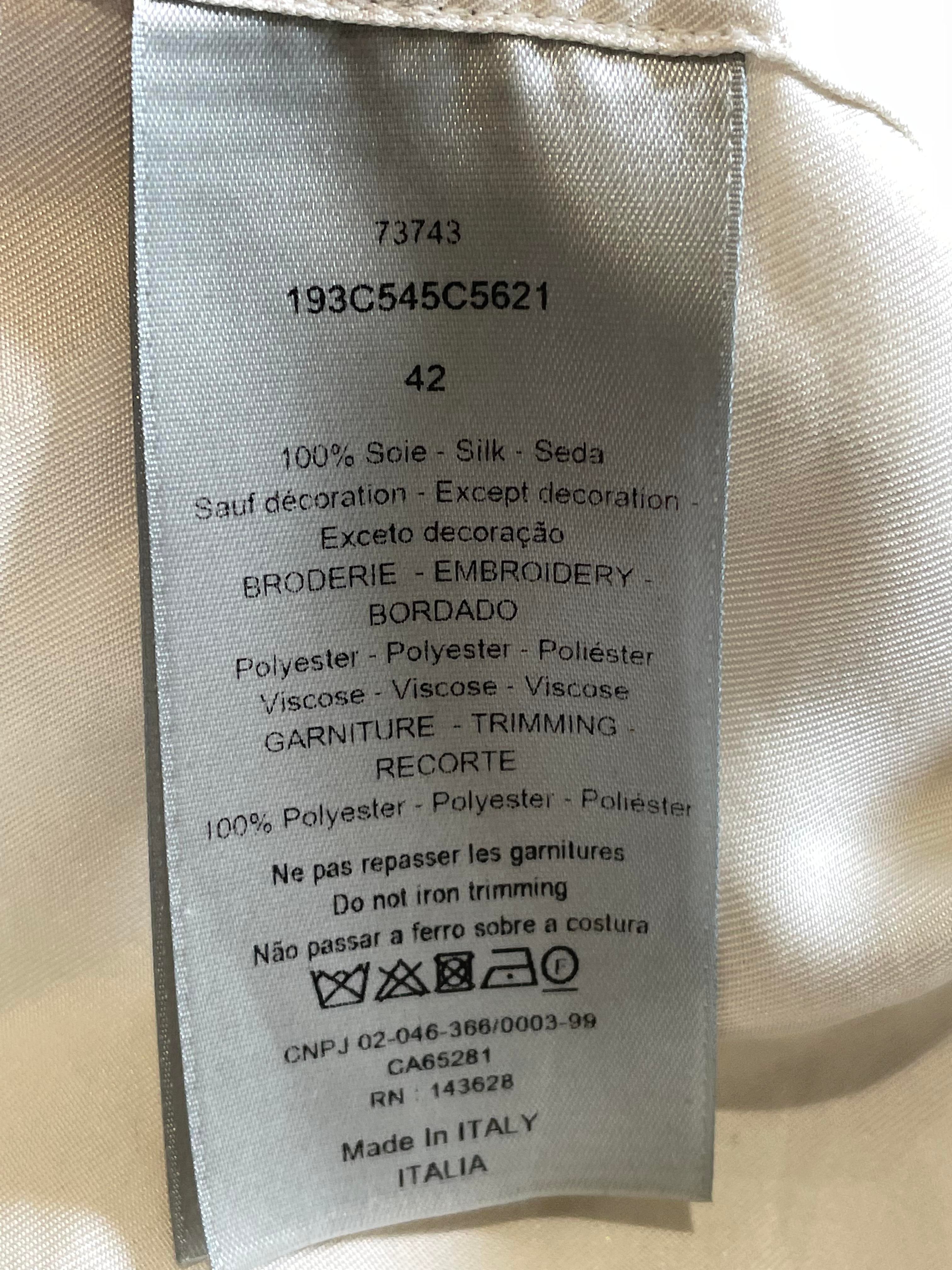 Dior Mount Zion Silk Button Up
