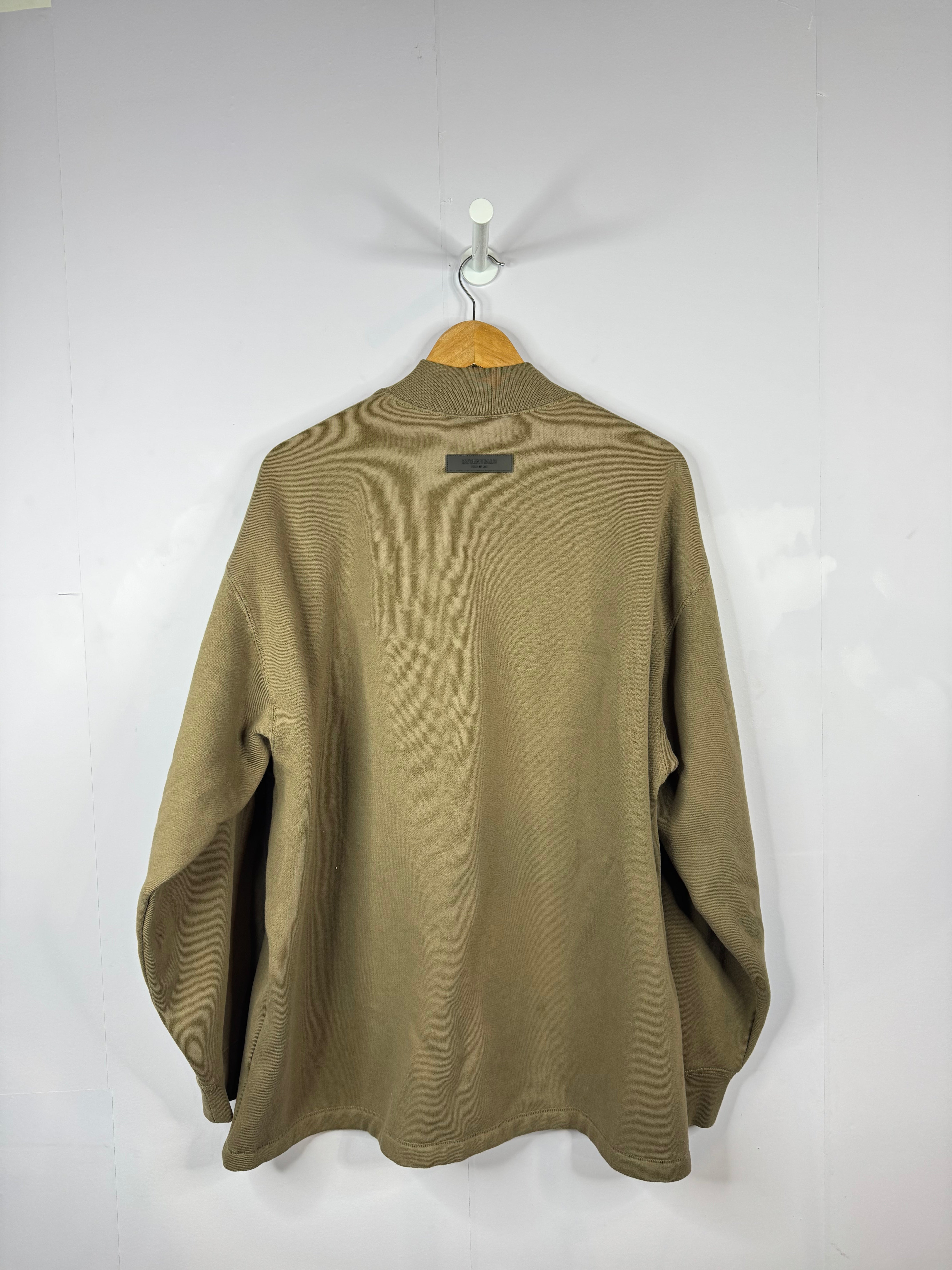 Essentials Moss Plain Crewneck