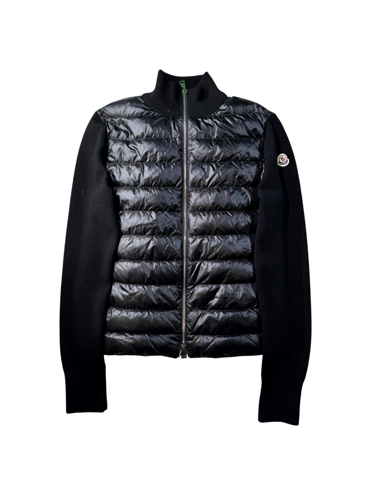 Moncler "Cardigan Tricot" Black Jacket
