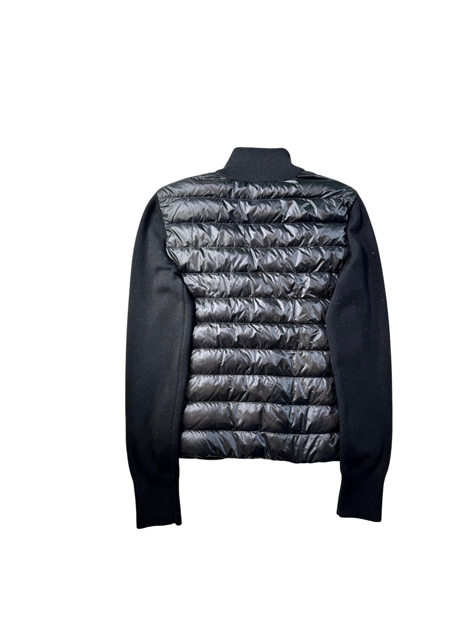 Moncler "Cardigan Tricot" Black Jacket