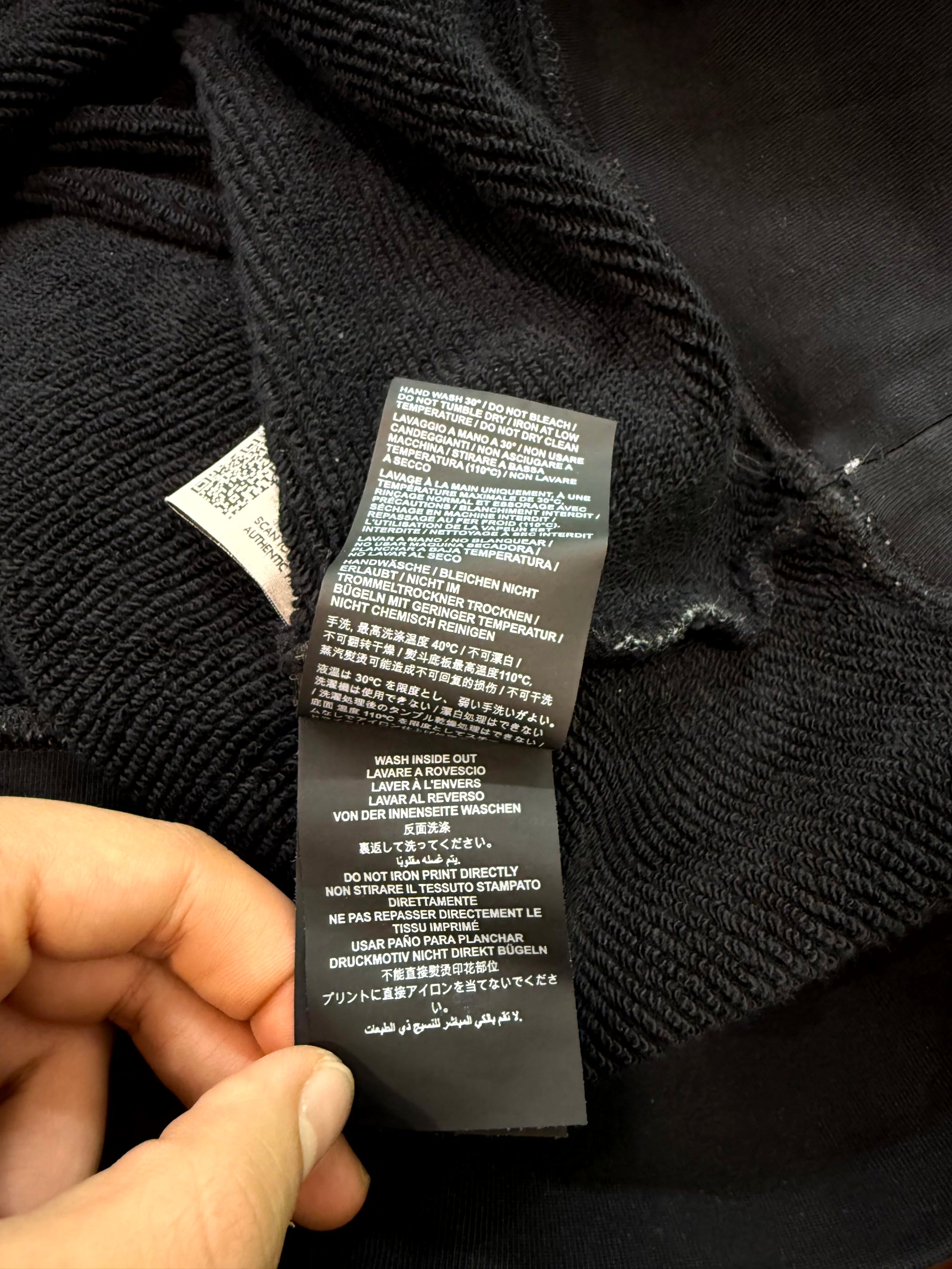 Palm Angel Black & White Hoodie