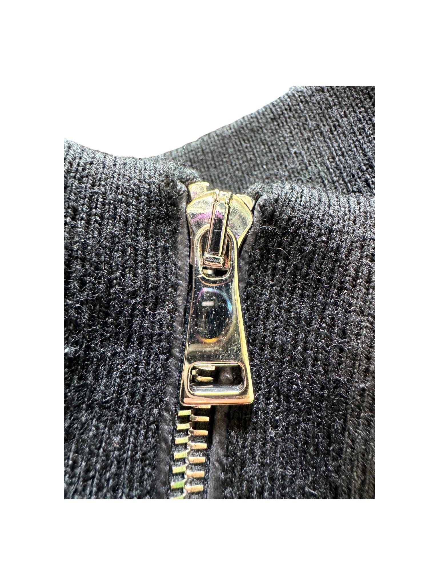 Moncler "Cardigan Tricot" Black Jacket