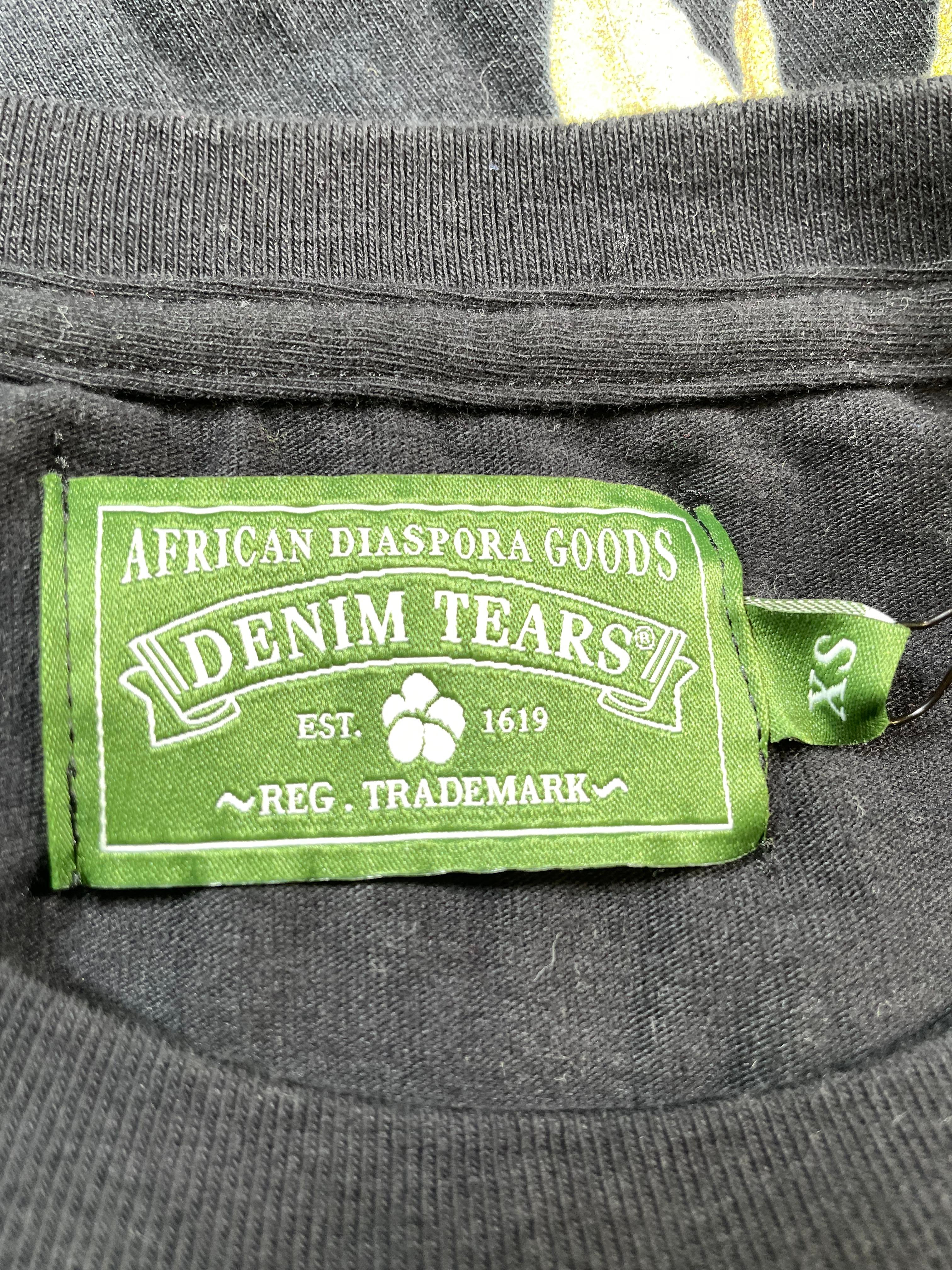 Denim Tears Statute Of Liberty Black Tee