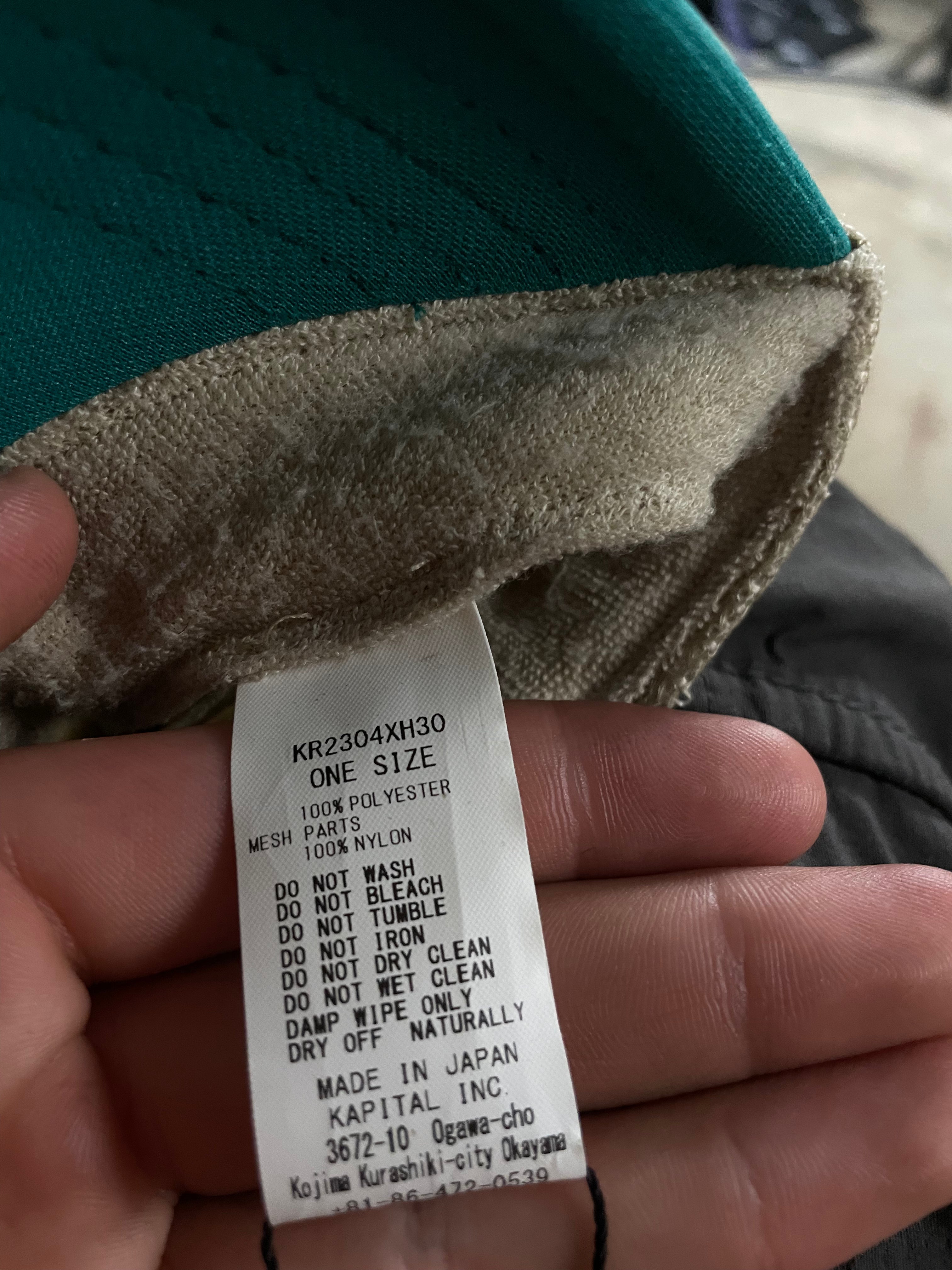 Kapital Kountry Trucker Tan Teal Used OS