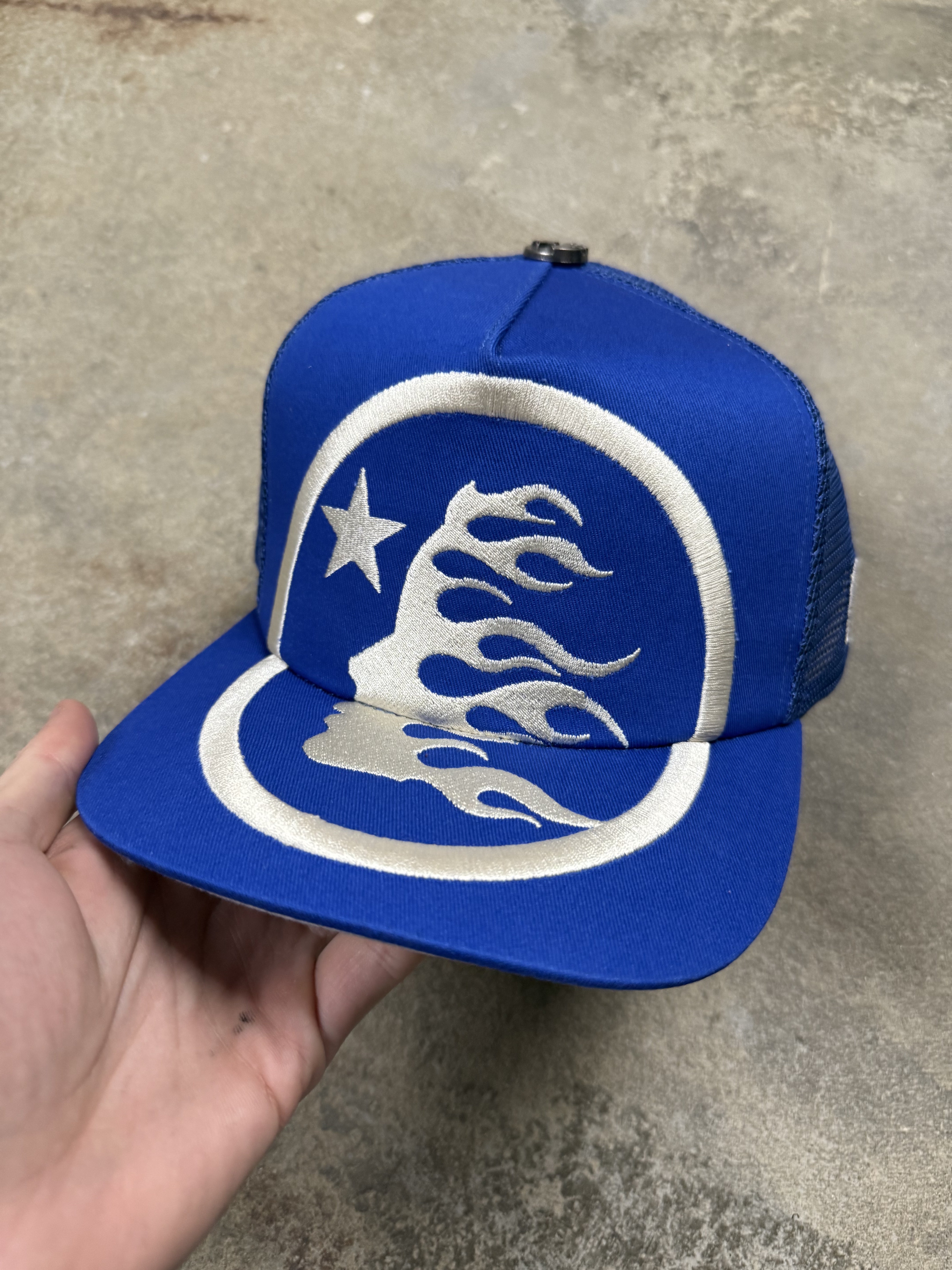 Hellstar Circle Logo Snpaback Blue New OSFM In Plastic