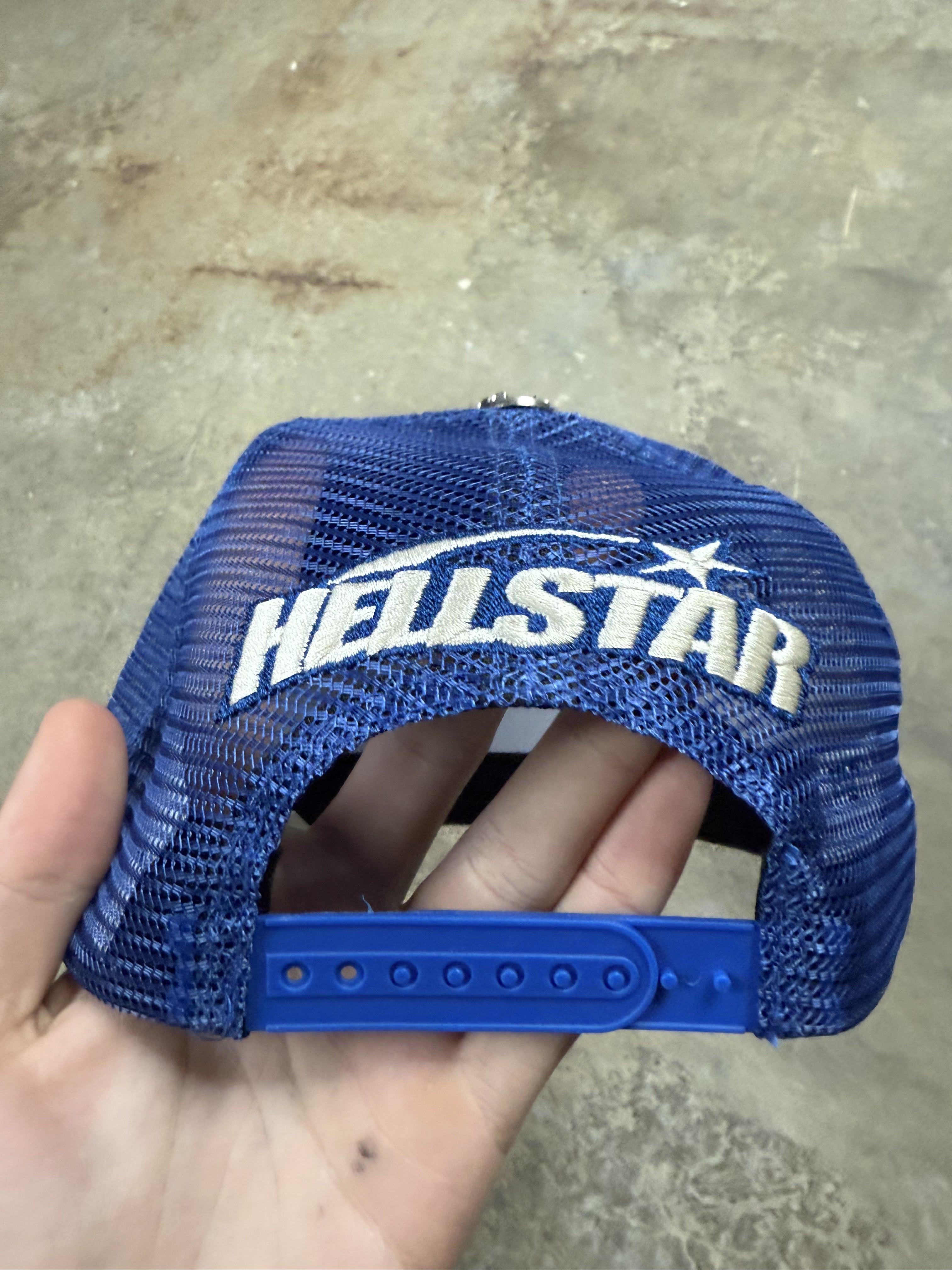 Hellstar Circle Logo Snpaback Blue New OSFM In Plastic