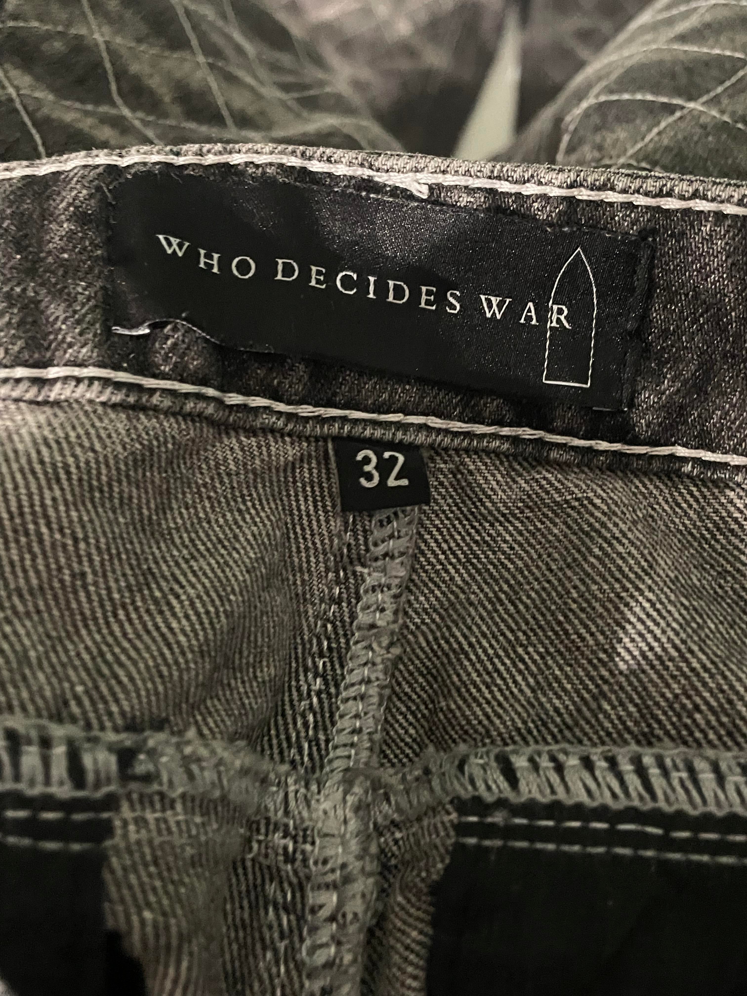Who Decides War 'Wing Organza' Denim Jeans