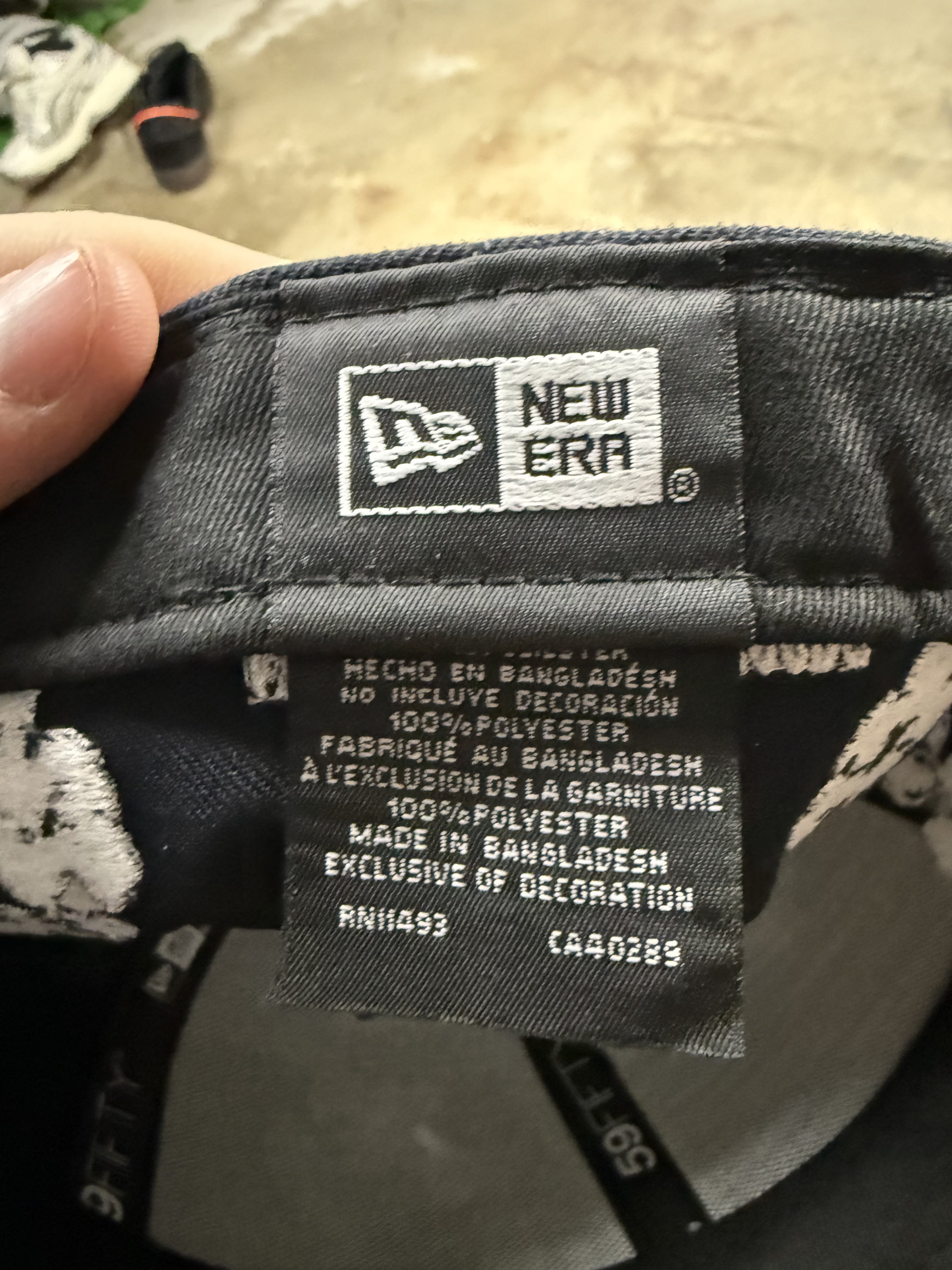 Denim Tears Fitted Navy New 7 3-4 In Plastic Cap