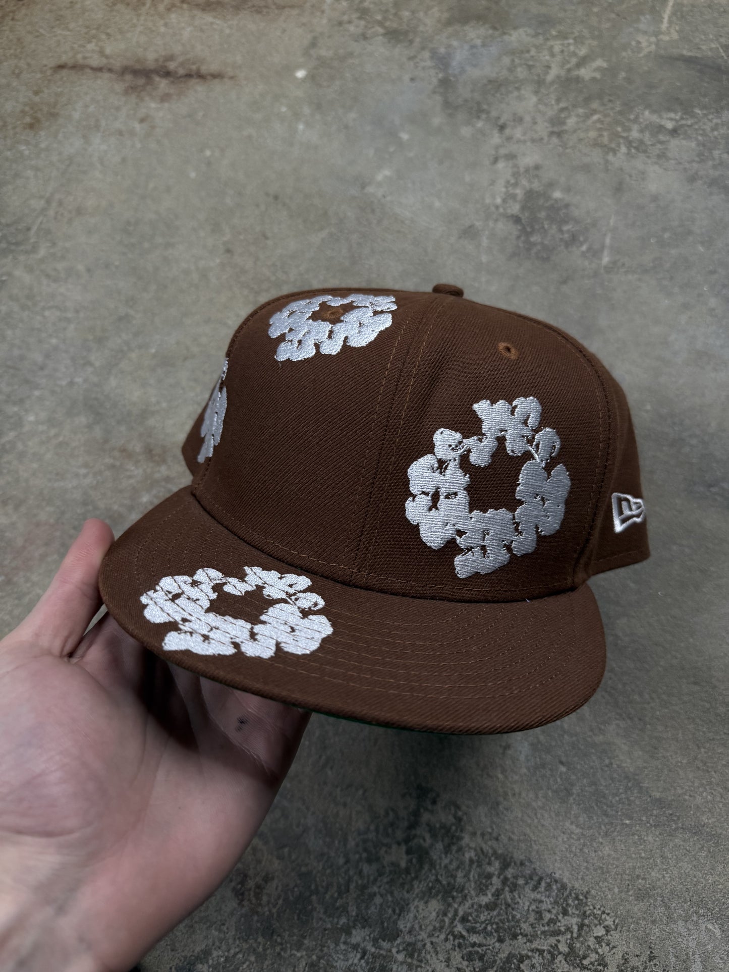 Denim Tears Fitted Brown New 7 7-8 In Plastic