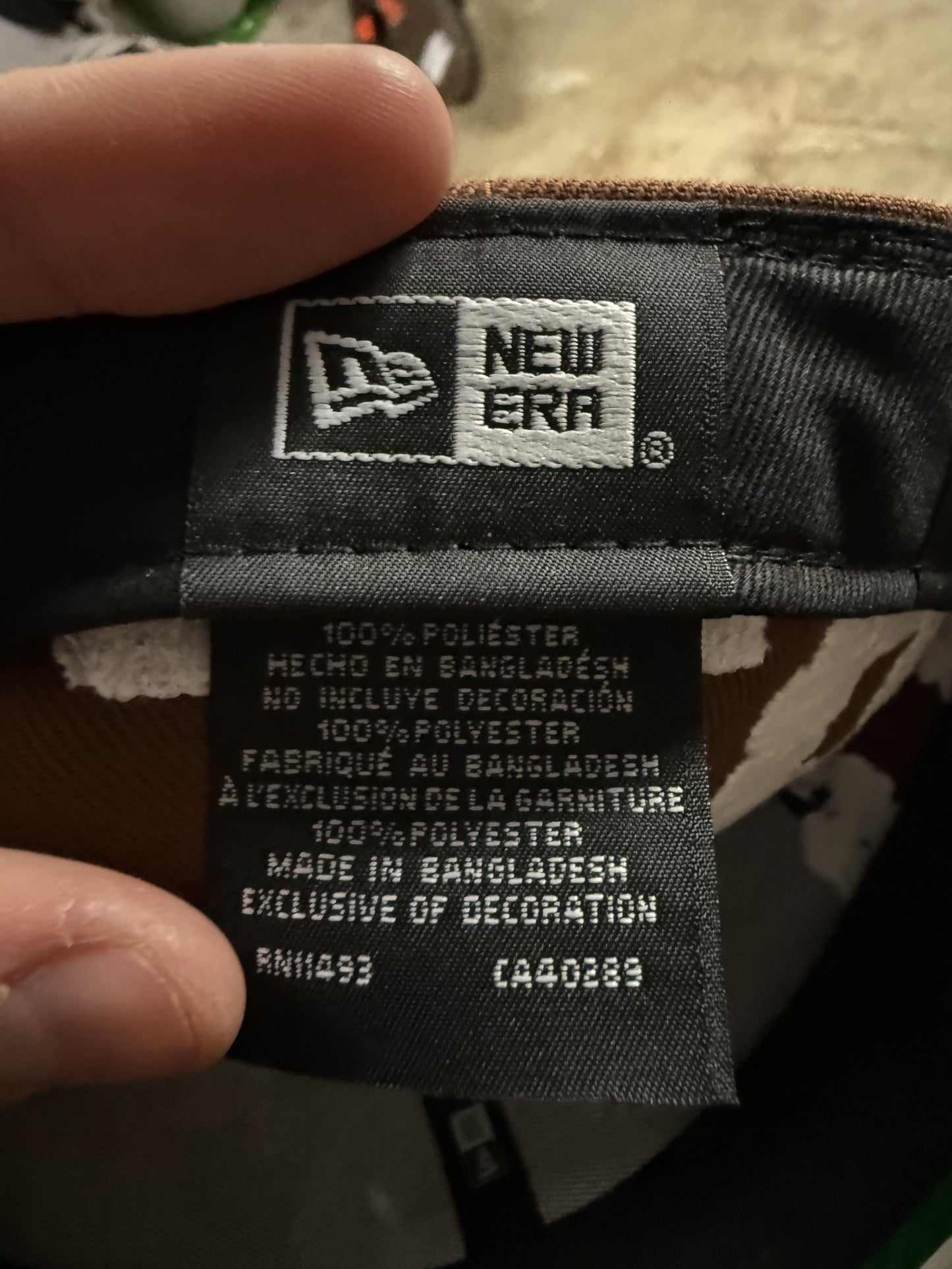 Denim Tears Fitted Brown New 7 7-8 In Plastic