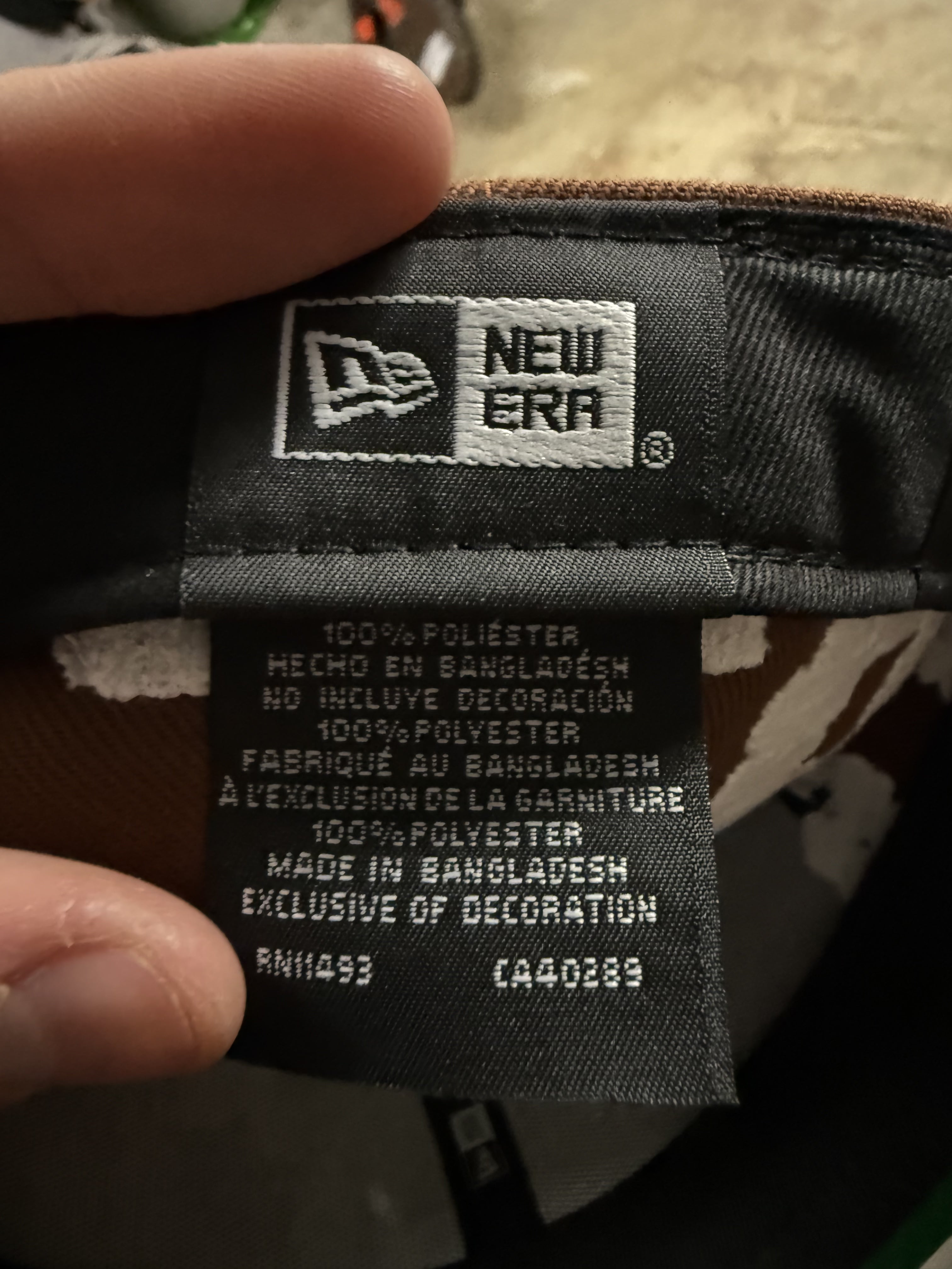 Denim Tears Fitted Brown New 7 7-8 In Plastic
