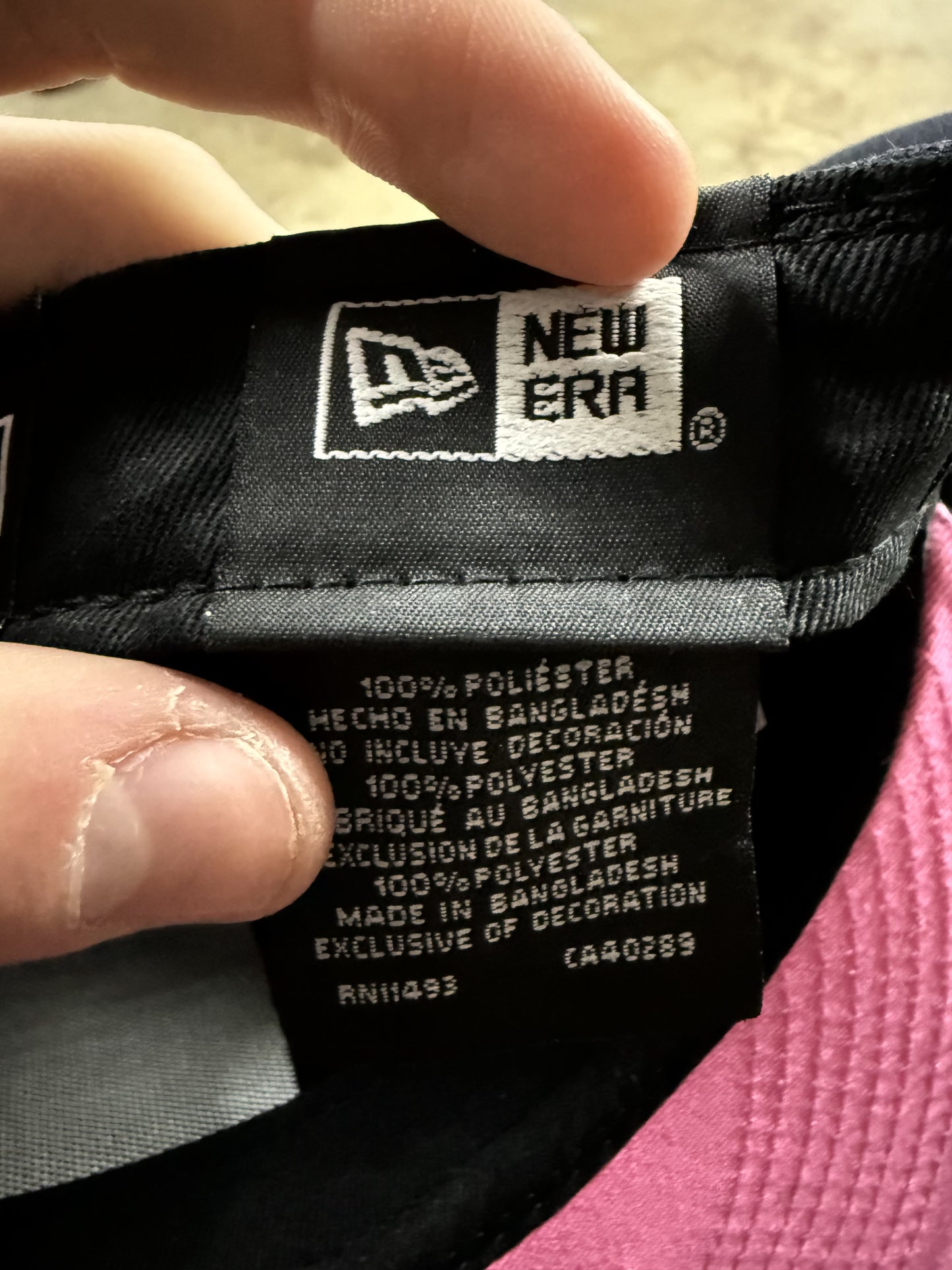 Supreme Box Logo Fitted Navy Pink New 7 1-4