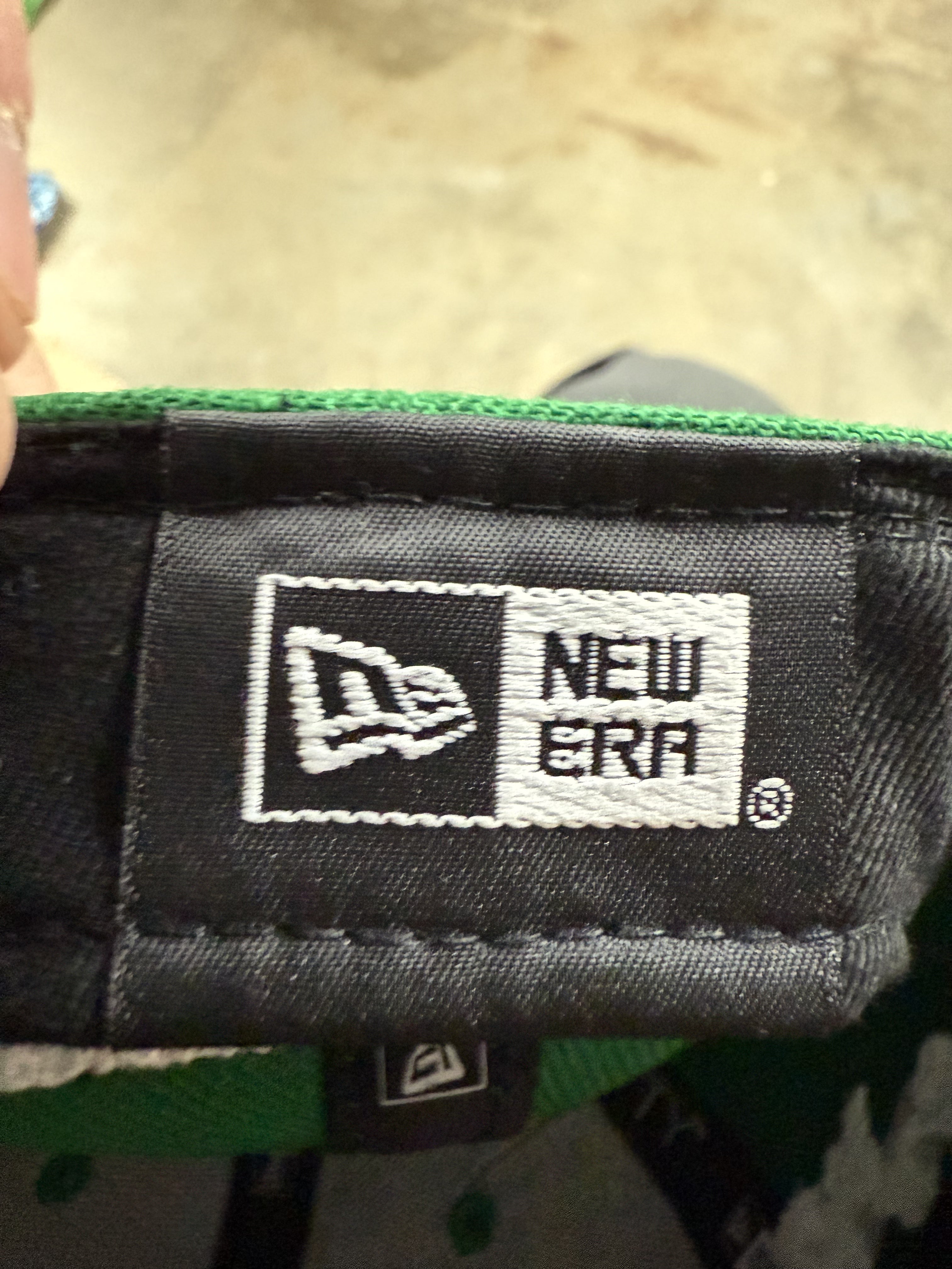 Denim Tears Fitted Green New 7 7-8 In Plastic