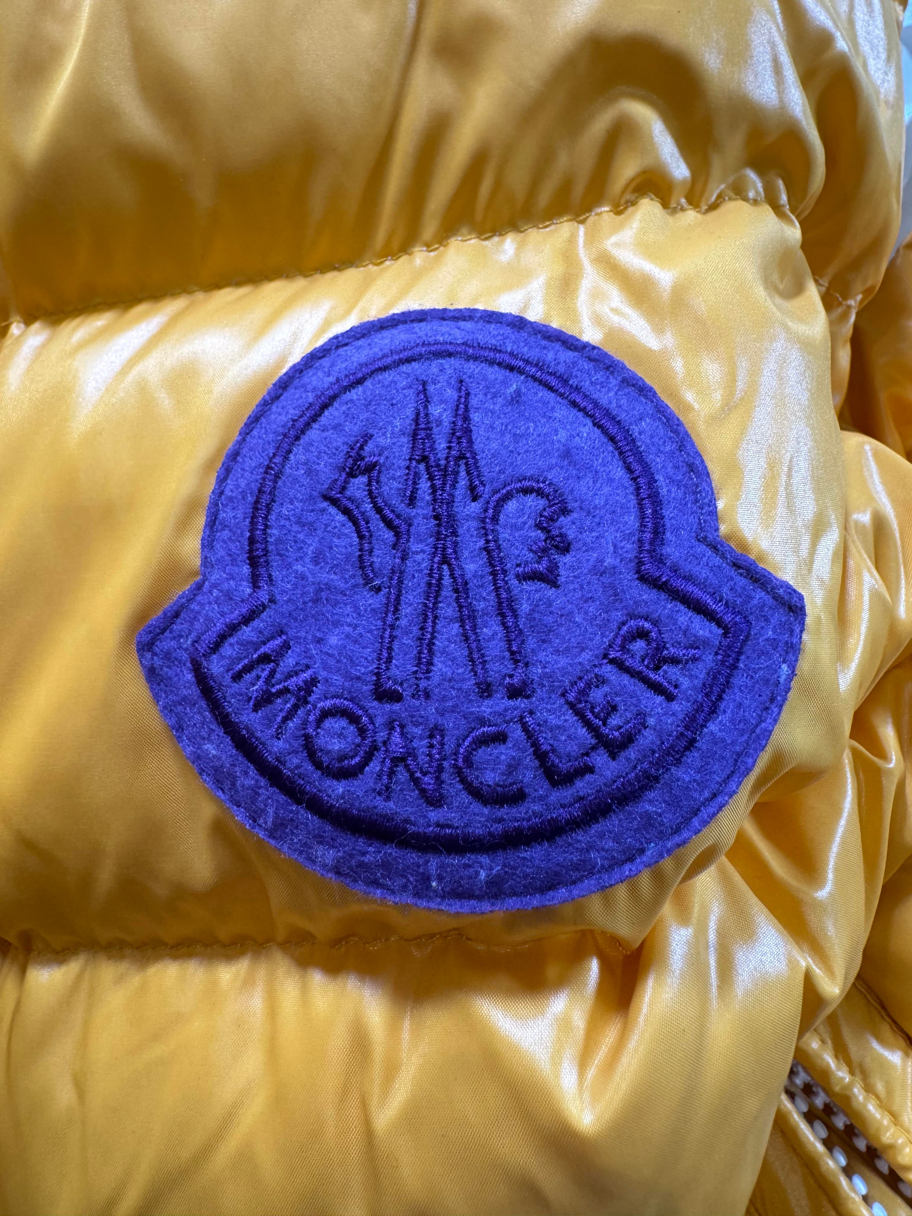 Moncler Patch Yellow & Purple Puffer Vest
