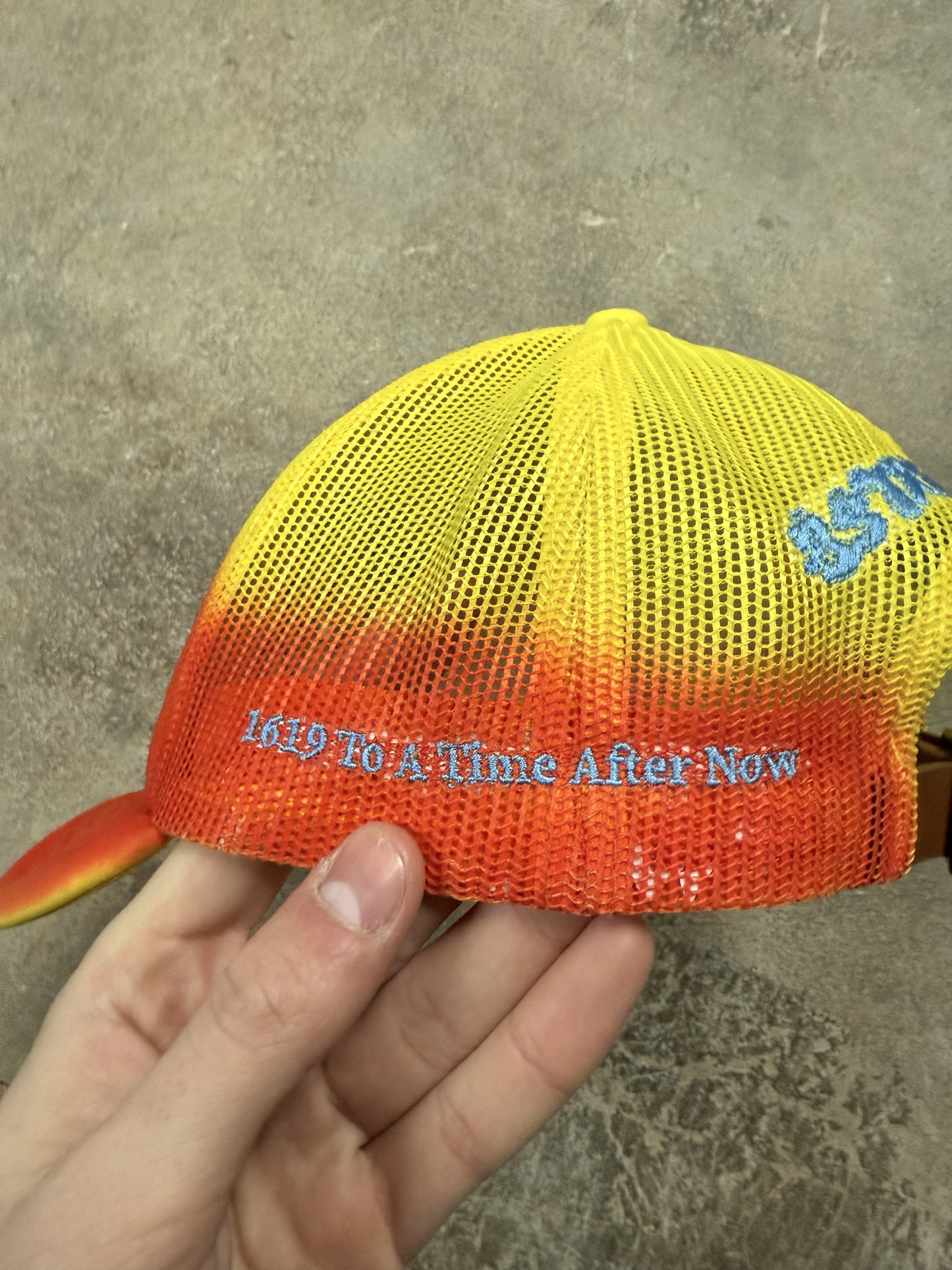 Denim Tears Cap Red Yellow Used OS