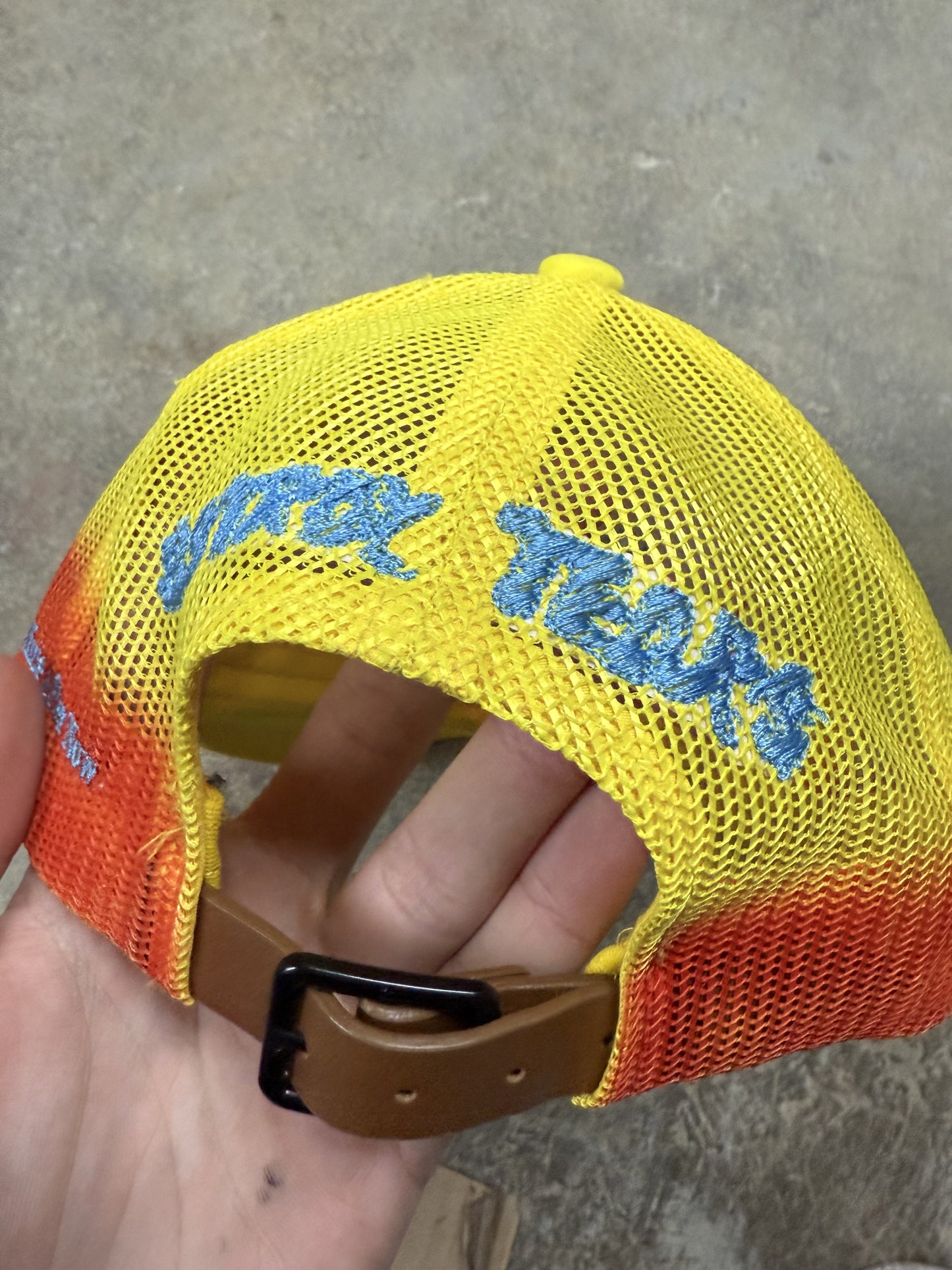 Denim Tears Cap Red Yellow Used OS