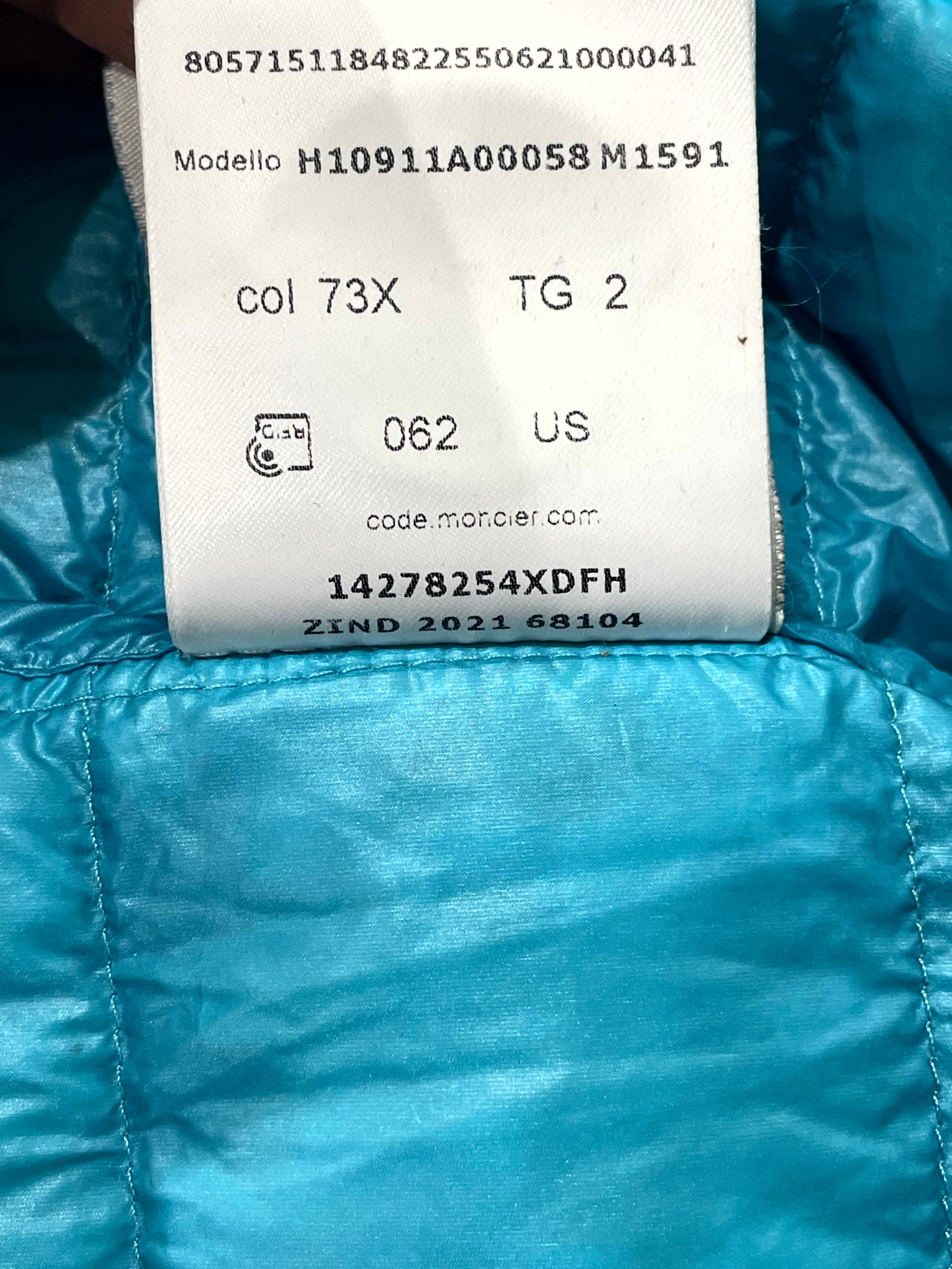 Moncler Thin Teal Vest