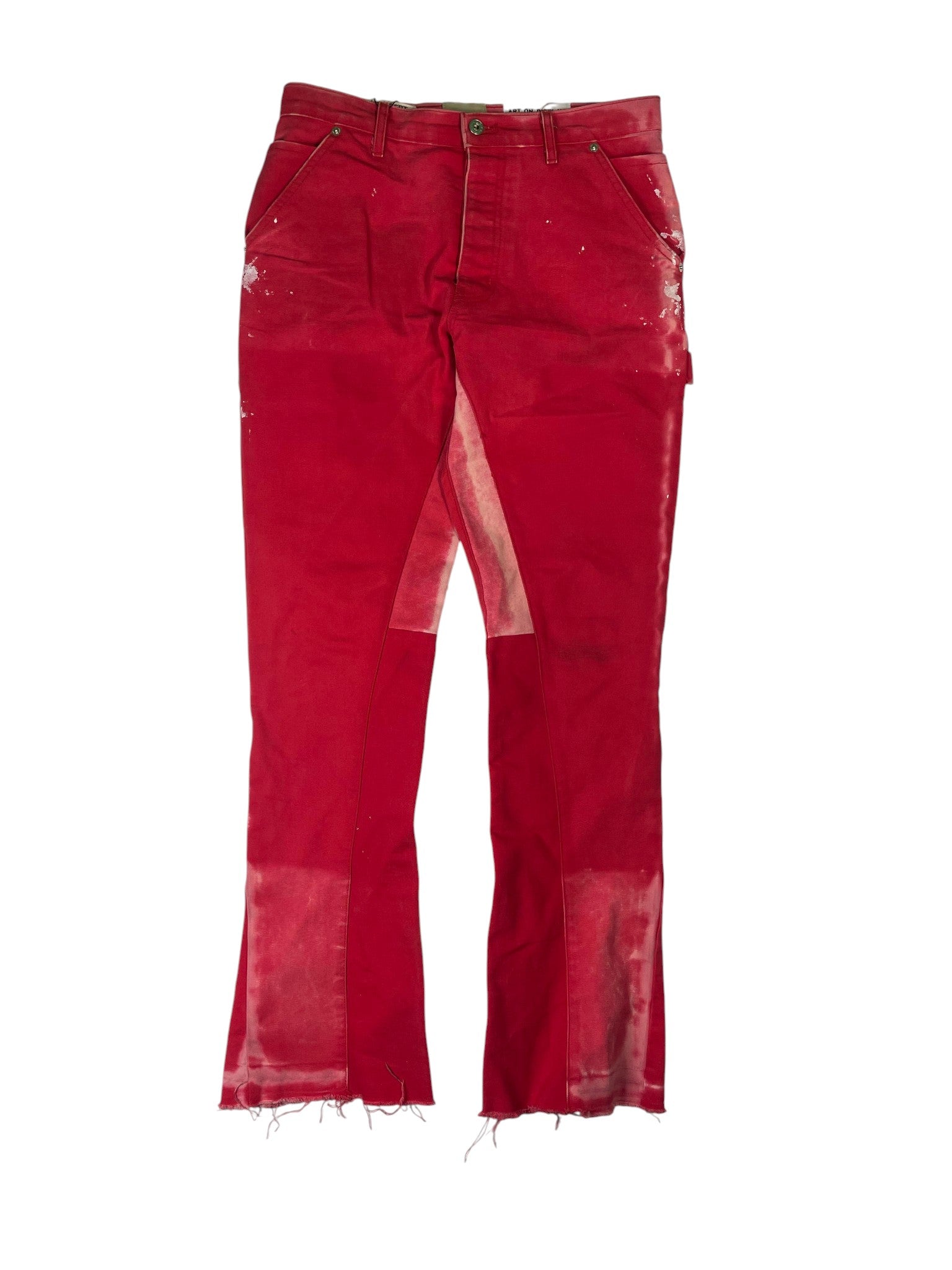 Gallery Dept. 'Paint Splatter' Red Jeans