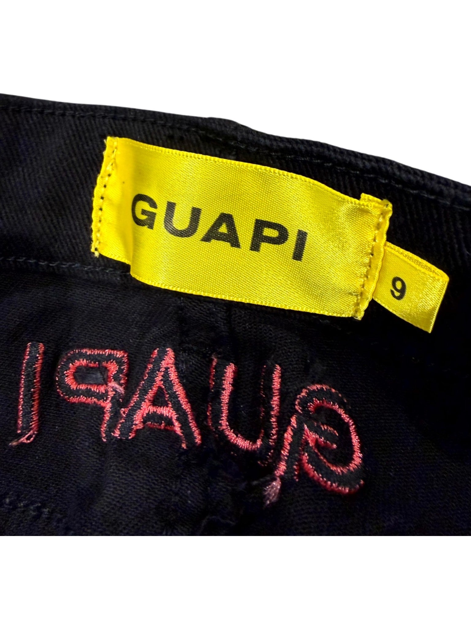 Guapi Cherry Blossom Black Jeans