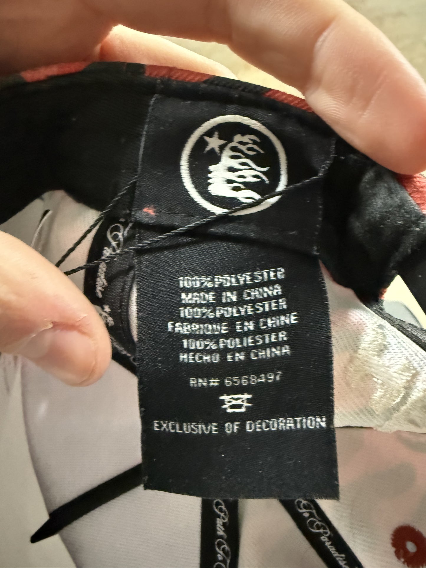 Hellstar Red Black Cheetah Cap Used OS