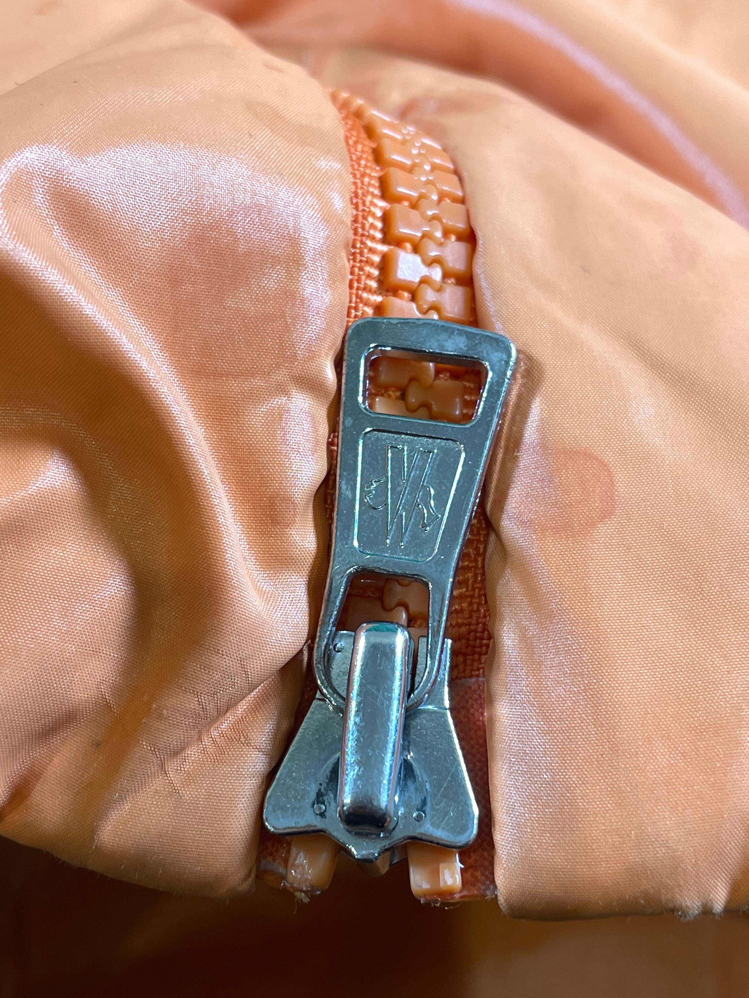 Moncler Down Achill (3) Orange Puffer Jacket