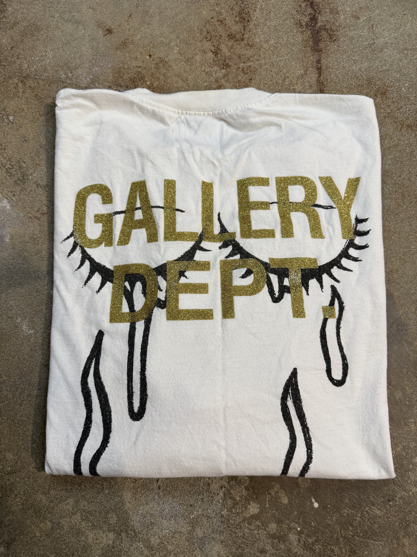 Gallery Dept Puzzle Hearts LS White Used XL