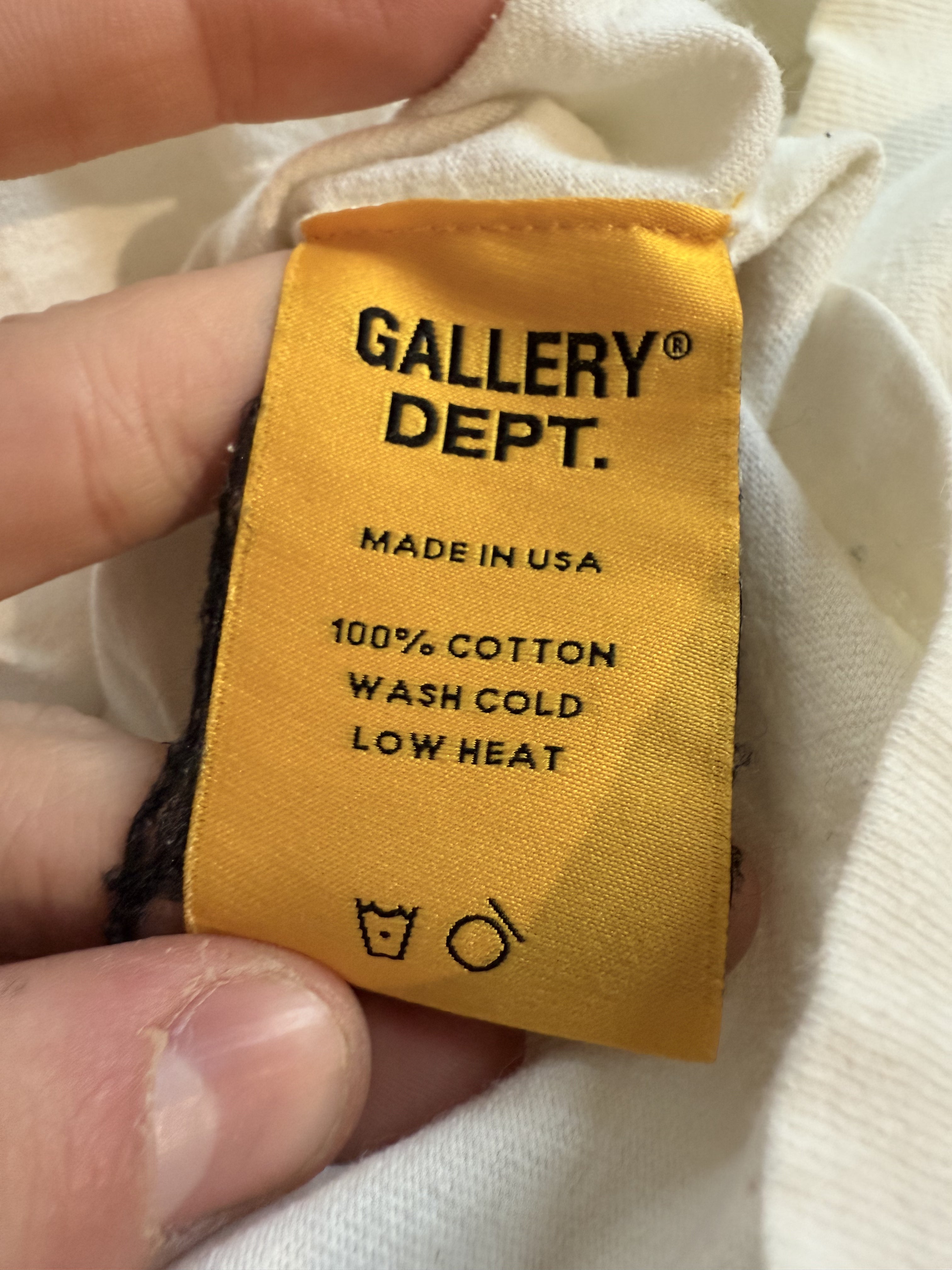 Gallery Dept 'Puzzle Hearts' White Long Sleeve