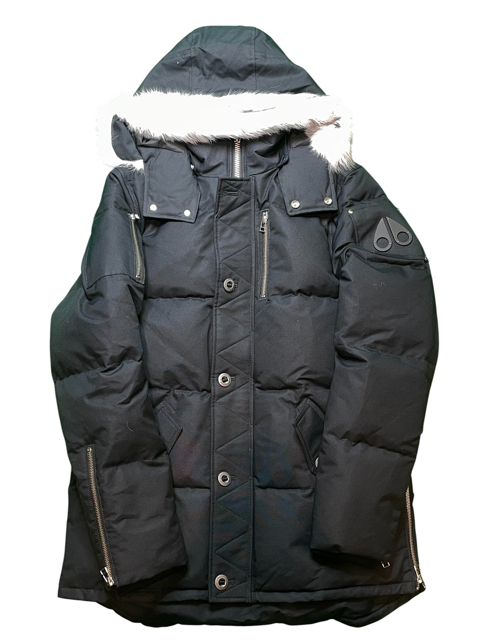 Moose Knuckles 3Q Parka Navy White Fur