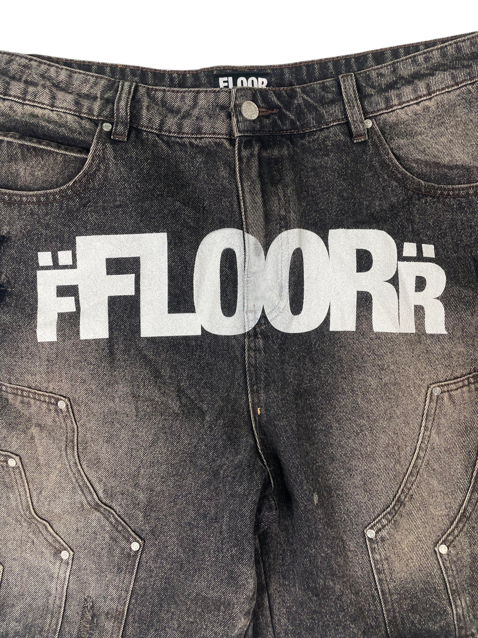 Floor914 Logo Brown Shorts