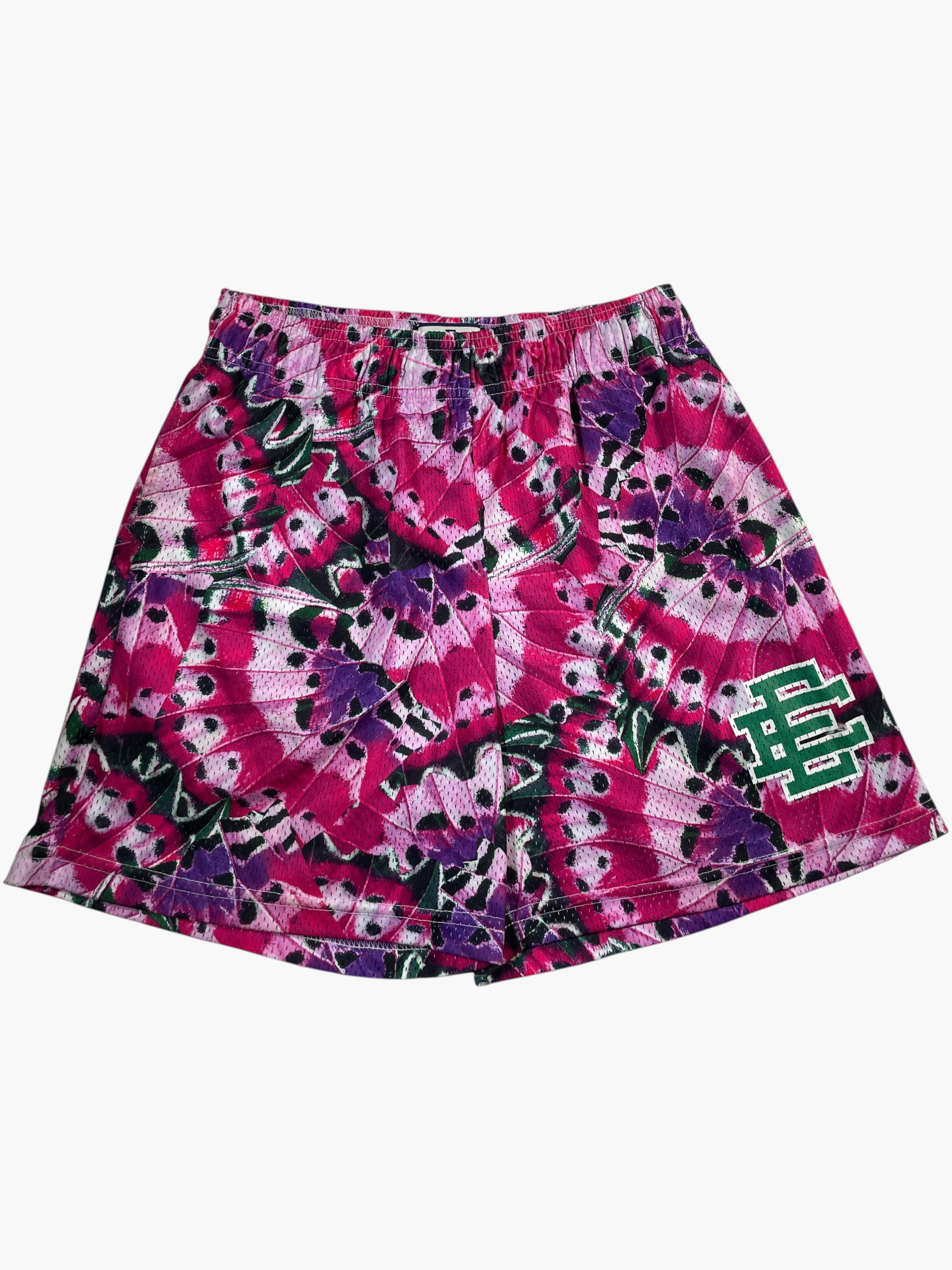 Eric Emanuel Butterfly Pink & Green Shorts