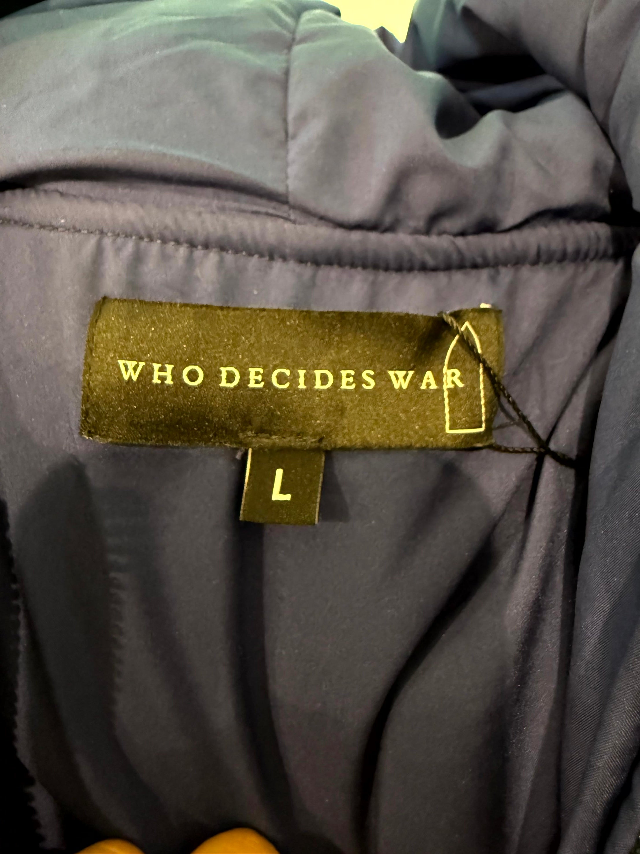 WDW Patchwork Work Navy Coat