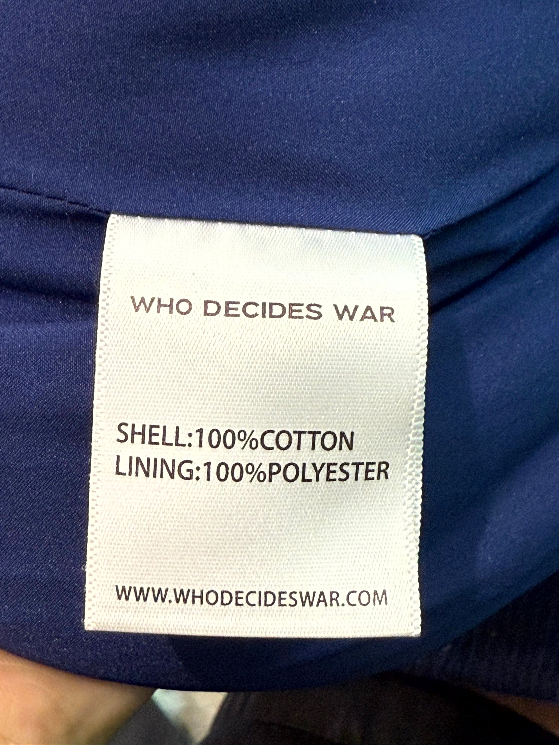 WDW Patchwork Work Navy Coat