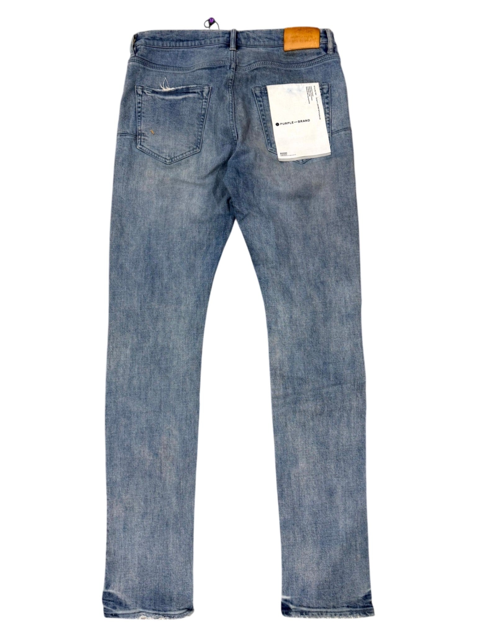 Purple Brand Ripped Light Wash Jeans