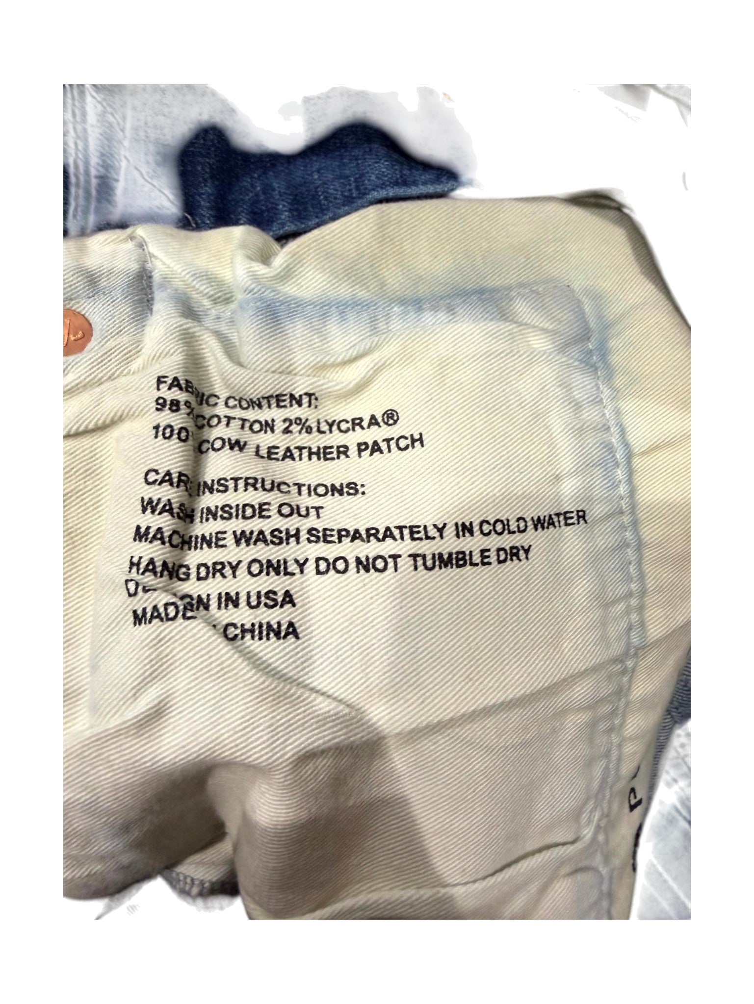 Purple Brand Ripped Light Wash Jeans