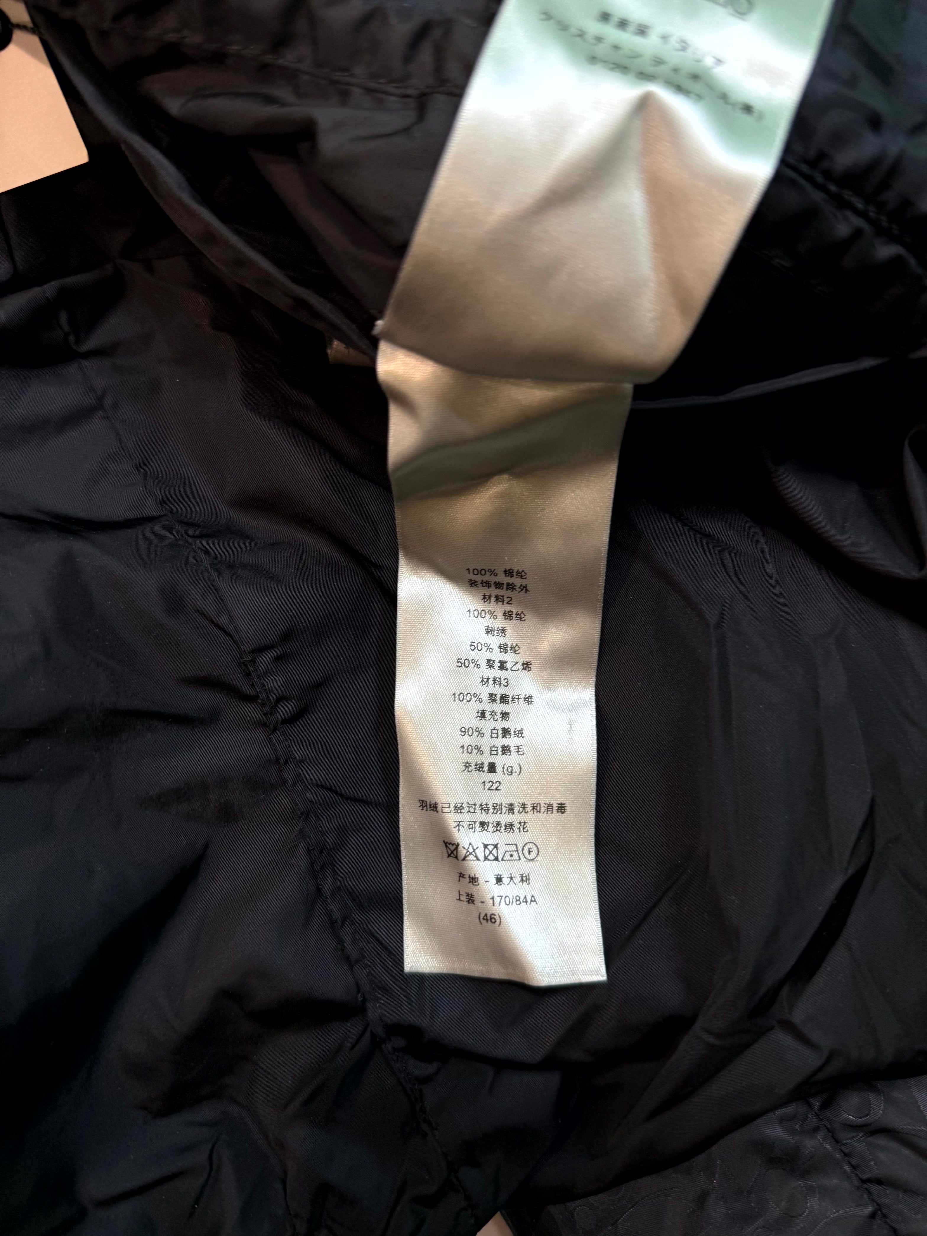 Dior Oblique Puffer Black Jacket